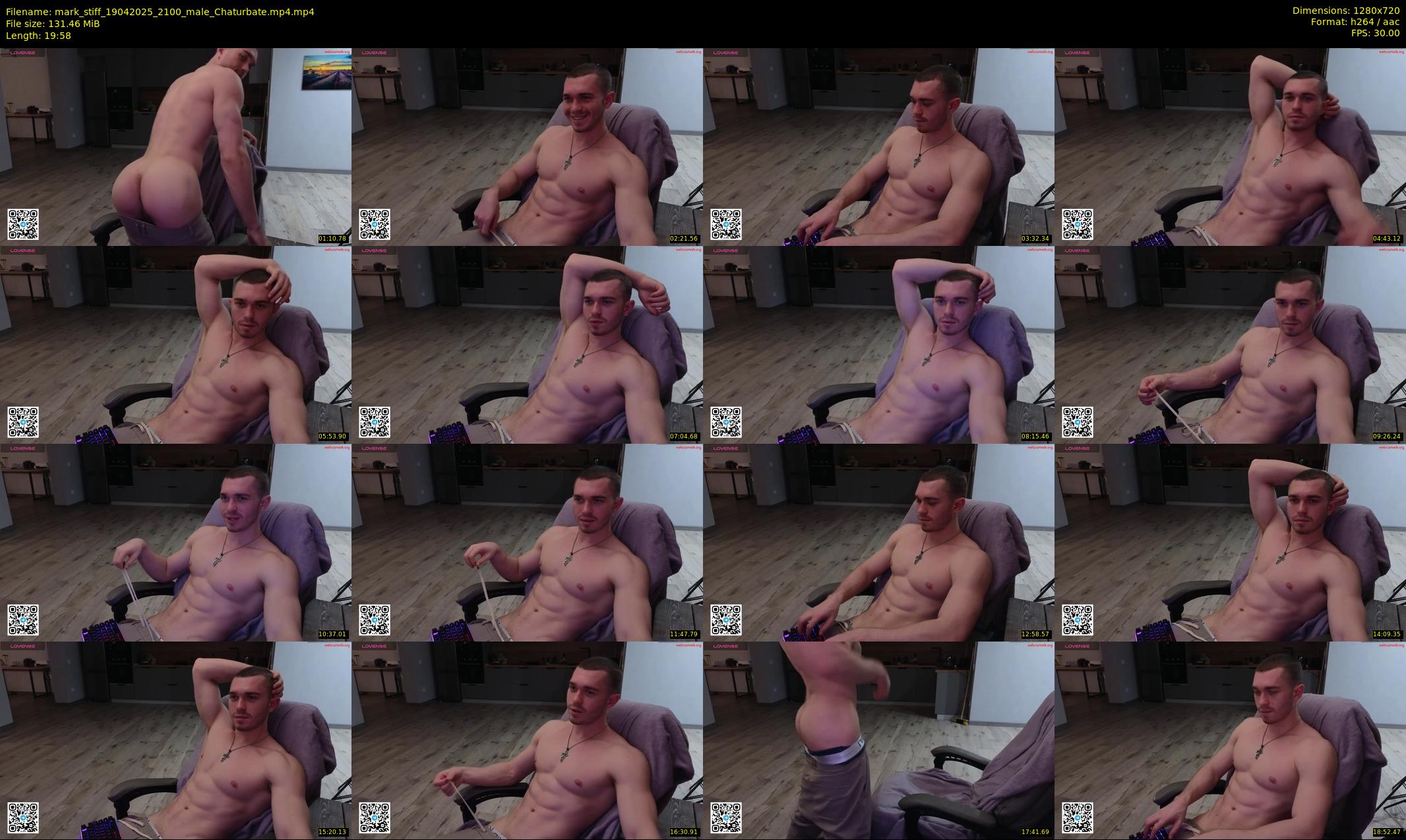 mark_stiff — 20 minute Chaturbate male cam show recording, 720p, Apr 19, 2025