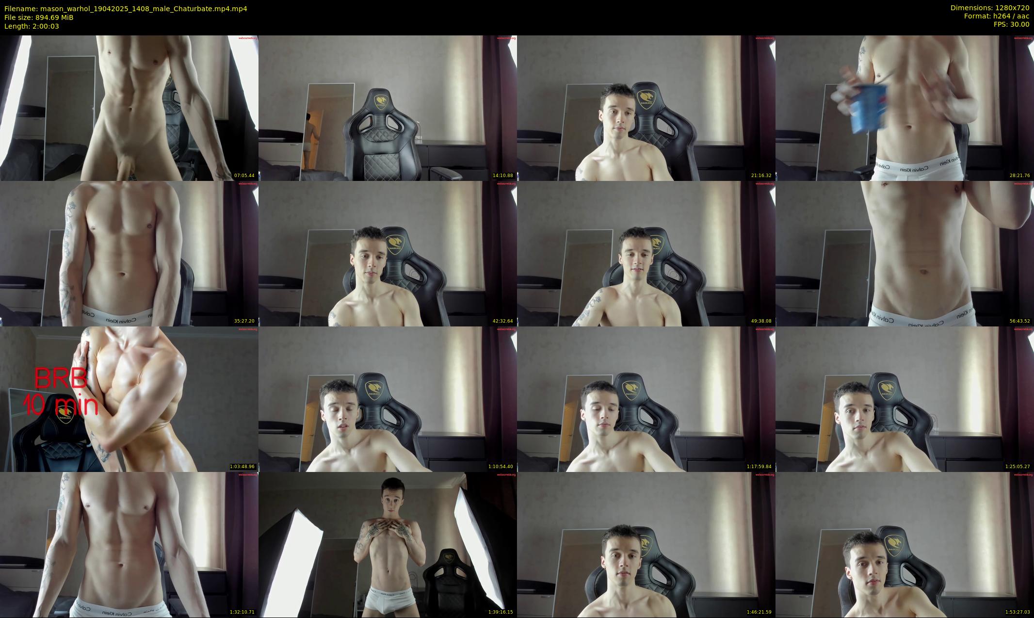 mason_warhol — 121 minute Chaturbate male cam show recording, 720p, Apr 19, 2025