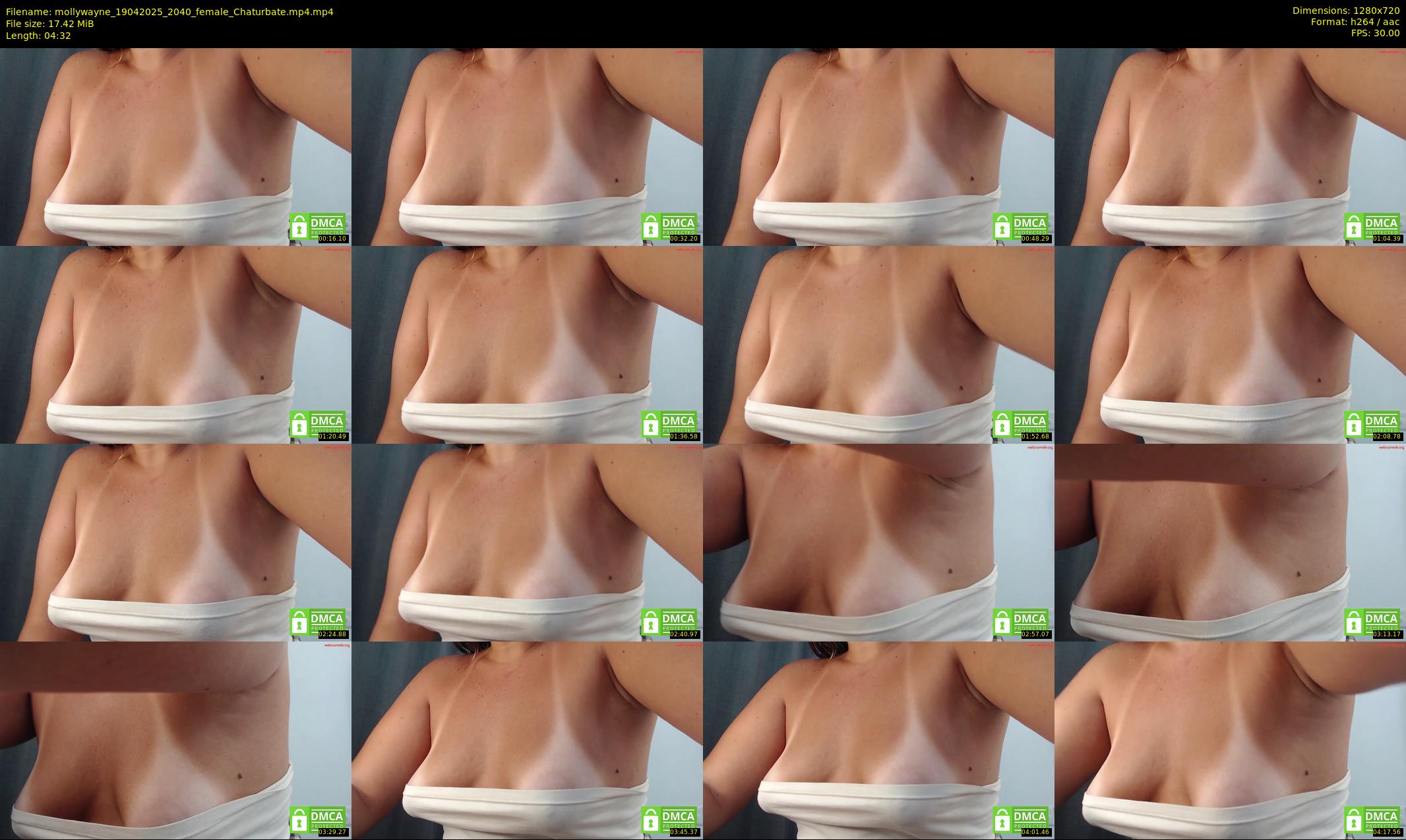 mollywayne — 5 minute Chaturbate female cam show recording, 720p, Apr 19, 2025