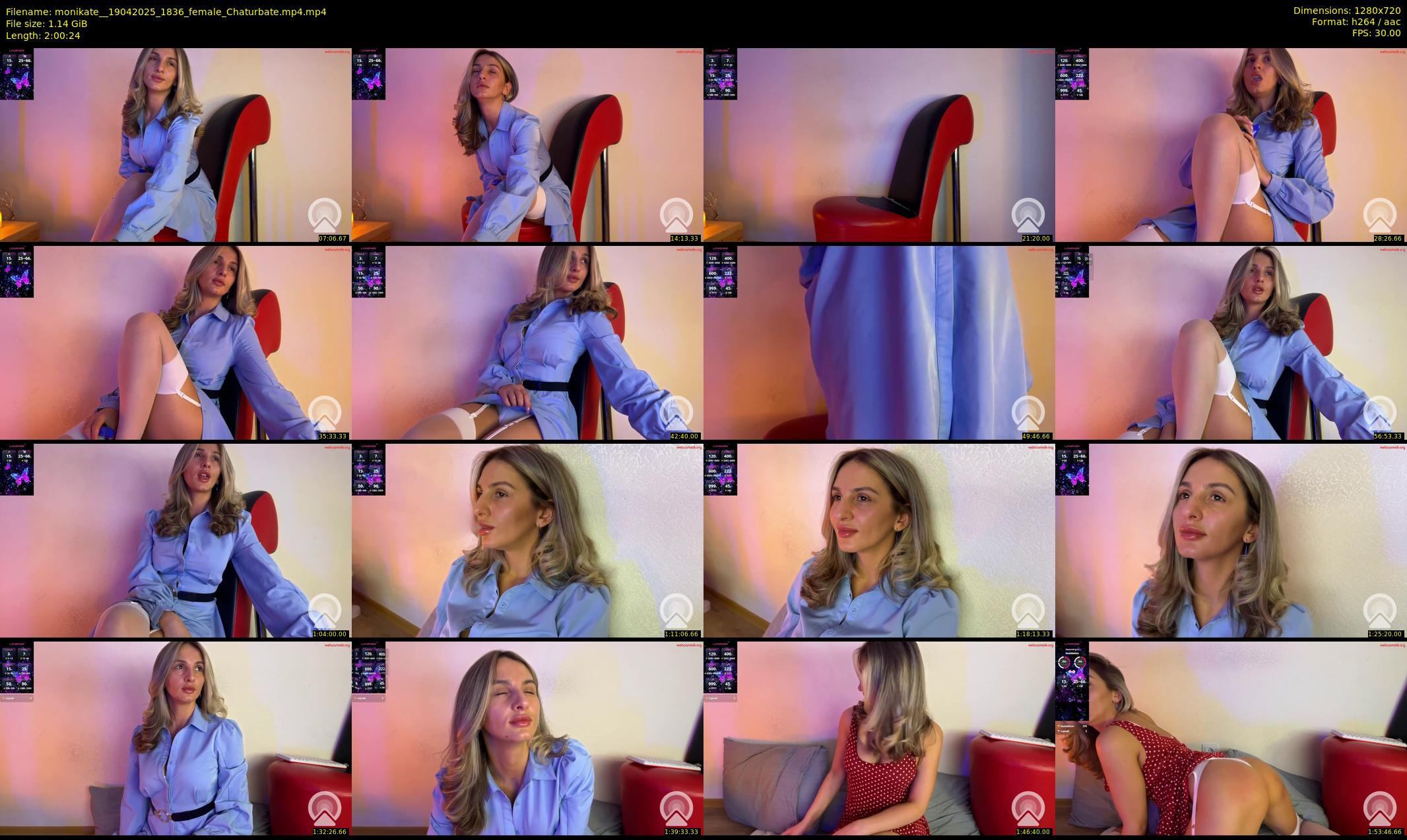 monikate_ — 121 minute Chaturbate couple cam show recording, 720p, Apr 19, 2025