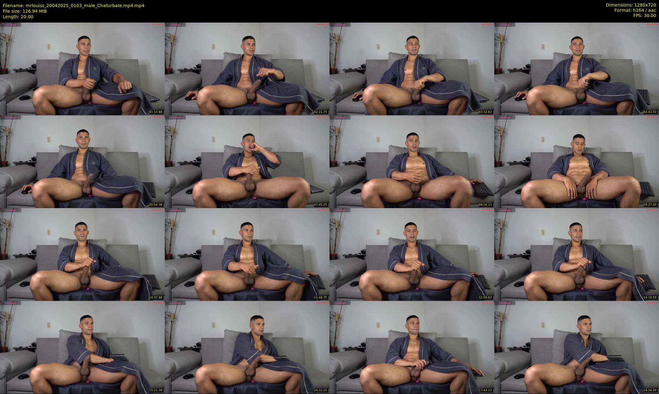 mrlouiss — 20 minute Chaturbate male cam show recording, 720p, Apr 20, 2025