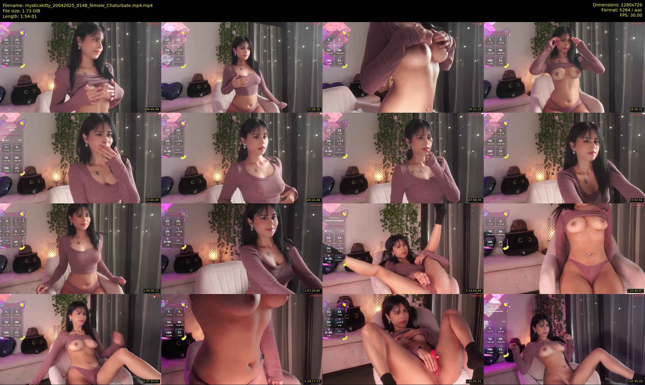 mysticxkitty — 115 minute Chaturbate female cam show recording, 720p, Apr 20, 2025