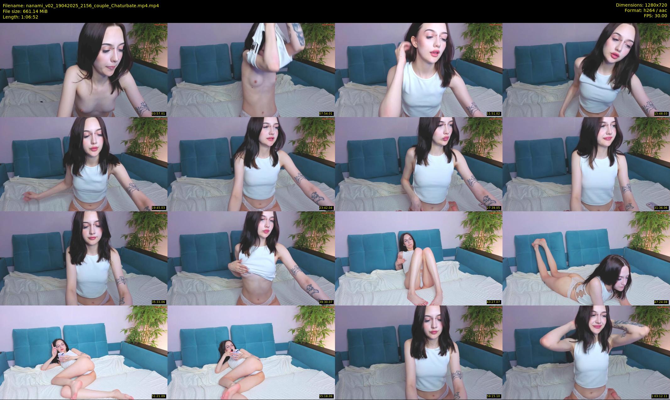 nanami_v02 — 67 minute Chaturbate couple cam show recording, 720p, Apr 19, 2025