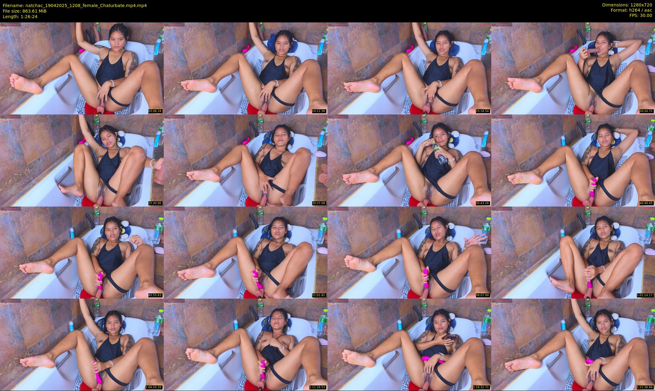 natchac — 87 minute Chaturbate female cam show recording, 720p, Apr 19, 2025
