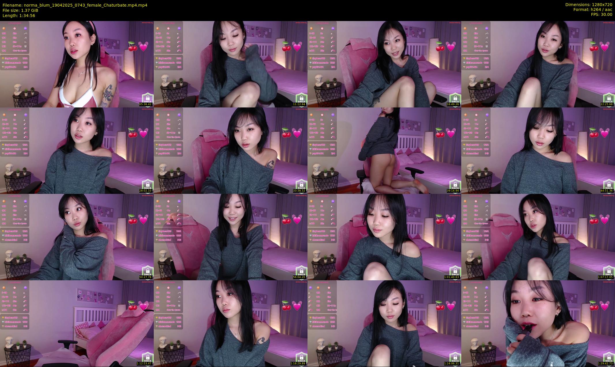 norma_blum — 95 minute Chaturbate female cam show recording, 720p, Apr 19, 2025
