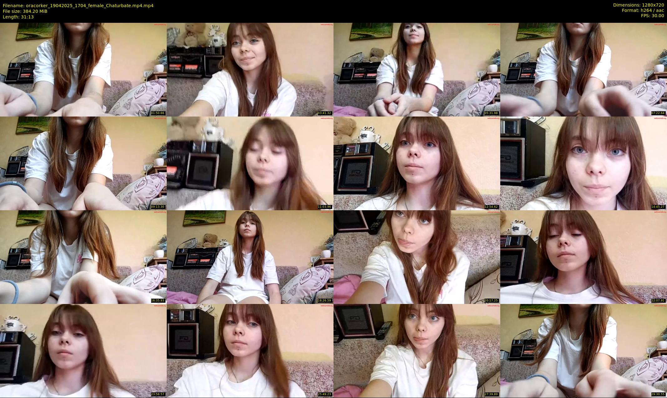oracorker — 32 minute Chaturbate female cam show recording, 720p, Apr 19, 2025