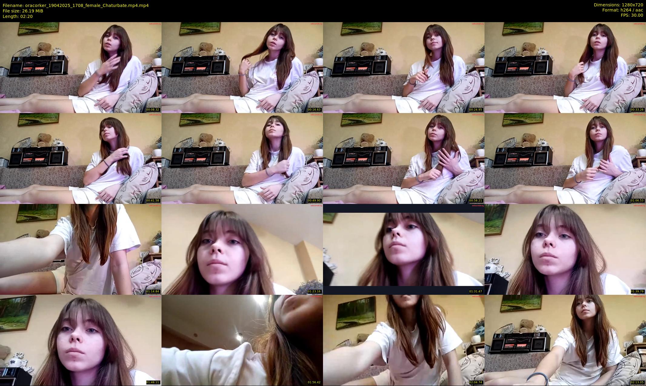 oracorker — 3 minute Chaturbate female cam show recording, 720p, Apr 19, 2025