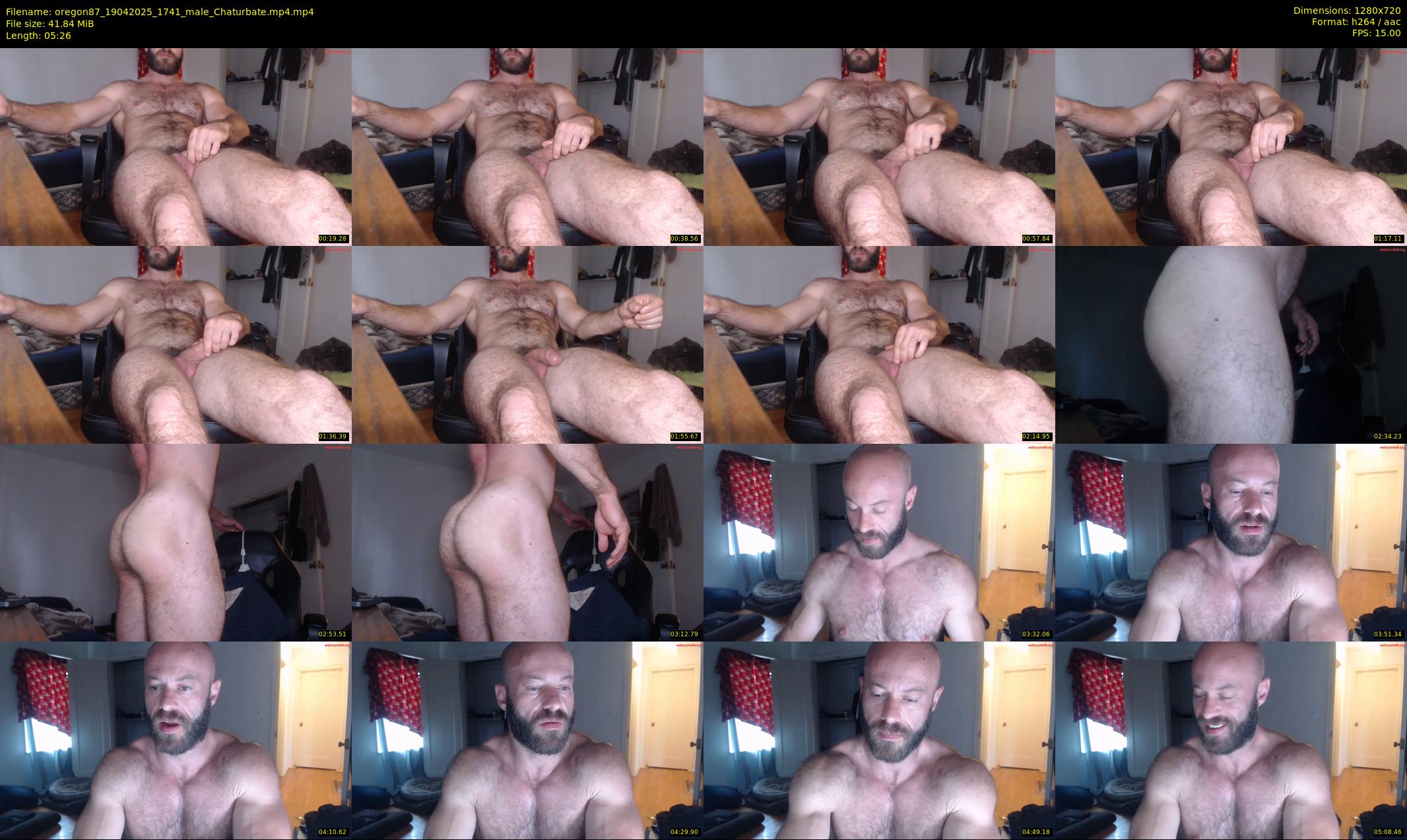 oregon87 — 6 minute Chaturbate male cam show recording, 720p, Apr 19, 2025