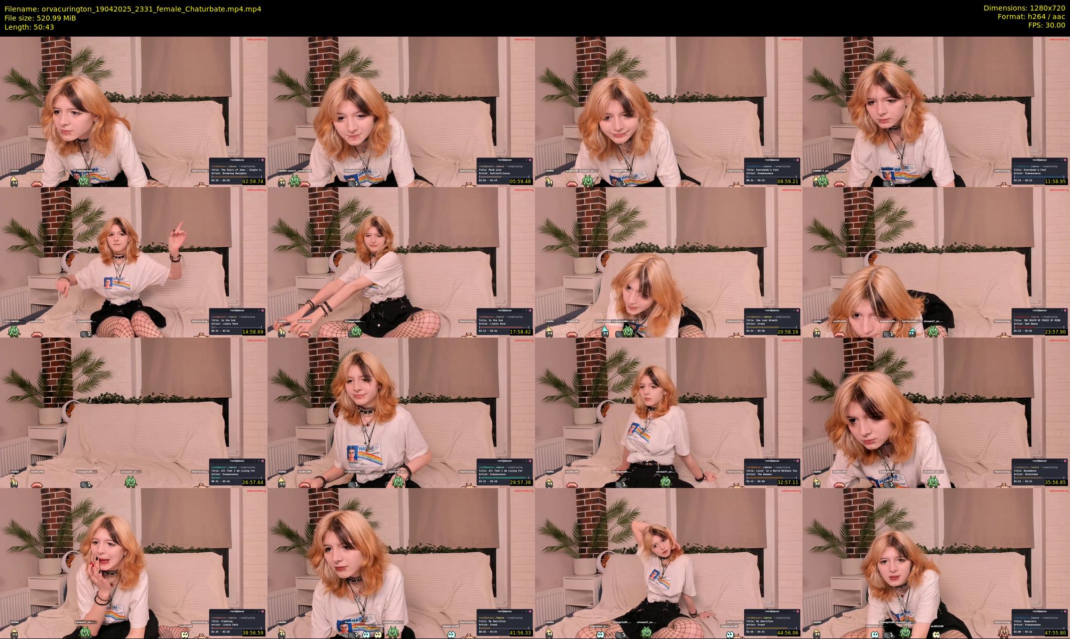 orvacurington — 51 minute Chaturbate female cam show recording, 720p, Apr 19, 2025