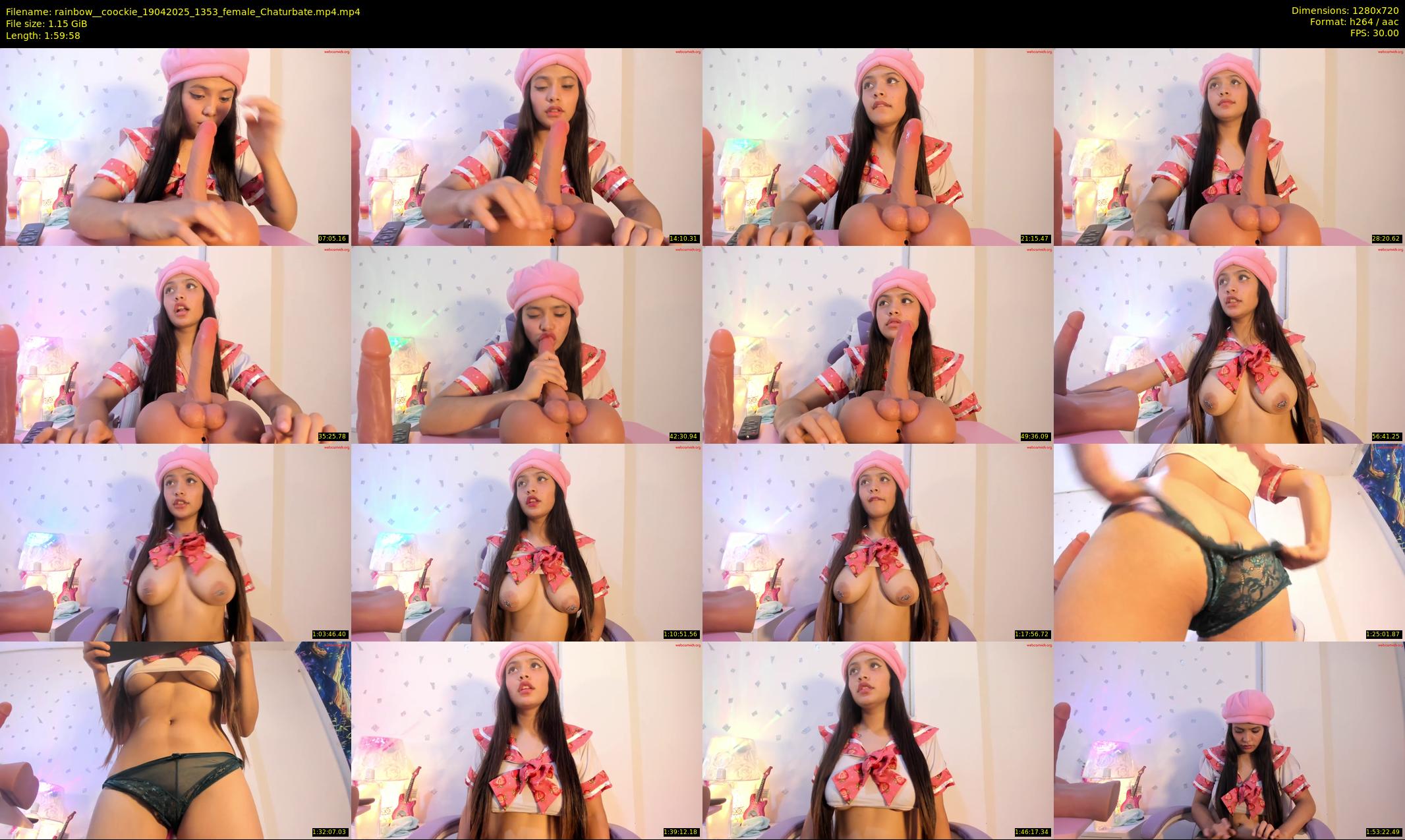 rainbow__coockie — 120 minute Chaturbate female cam show recording, 720p, Apr 19, 2025