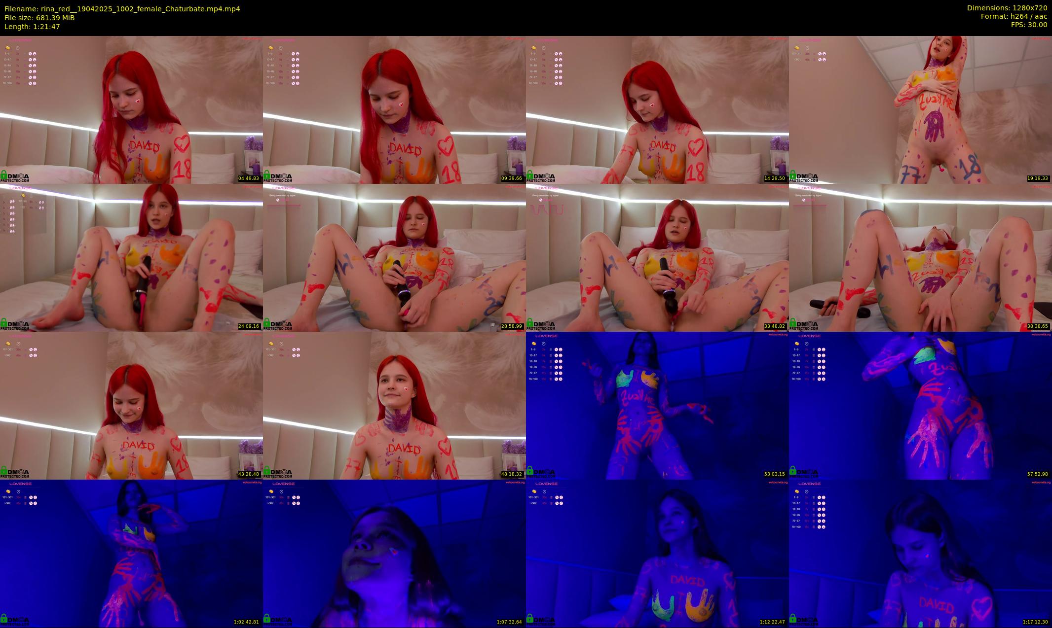 rina_red_ — 82 minute Chaturbate female cam show recording, 720p, Apr 19, 2025