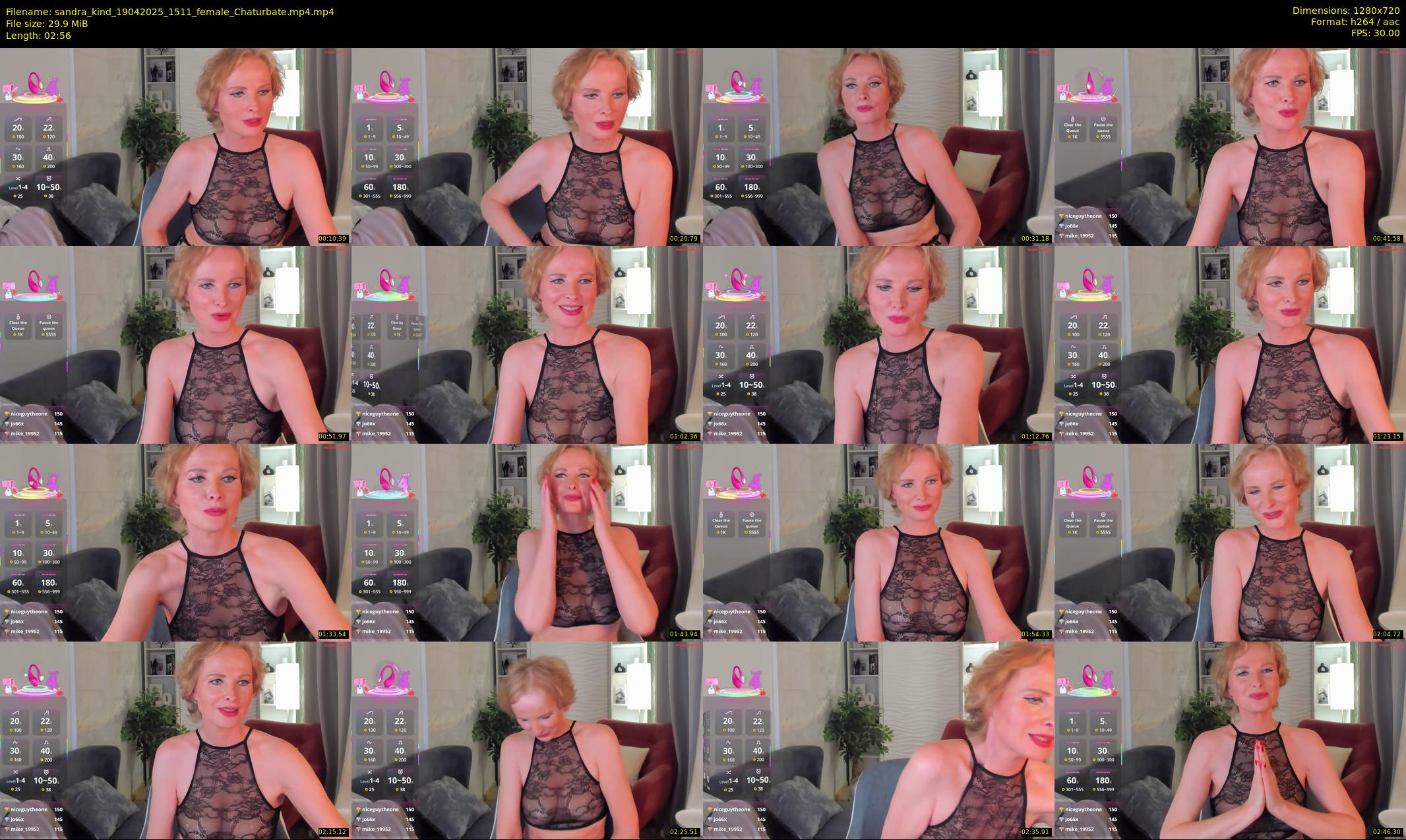 sandra_kind — 3 minute Chaturbate female cam show recording, 720p, Apr 19, 2025