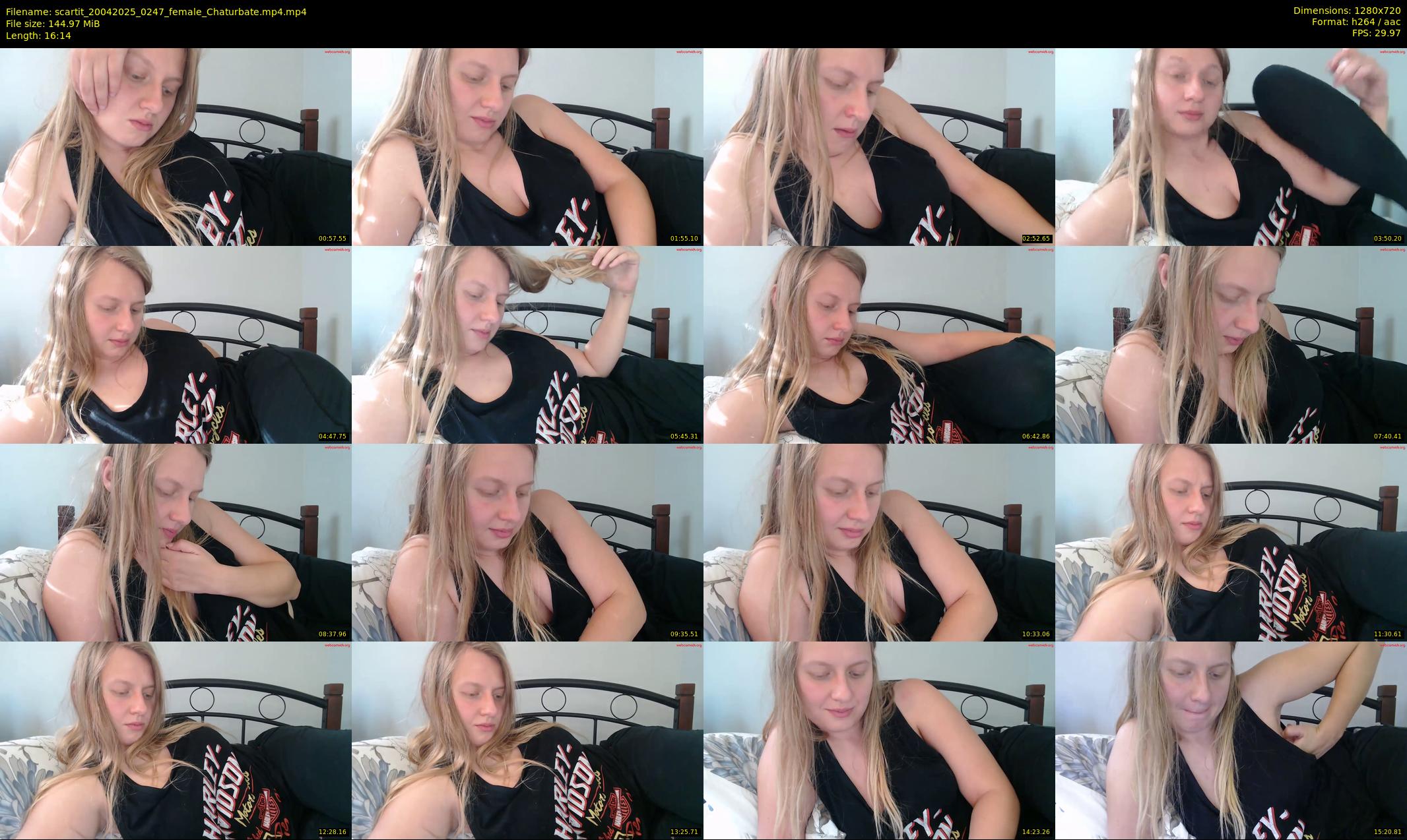 scartit — 17 minute Chaturbate female cam show recording, 720p, Apr 20, 2025