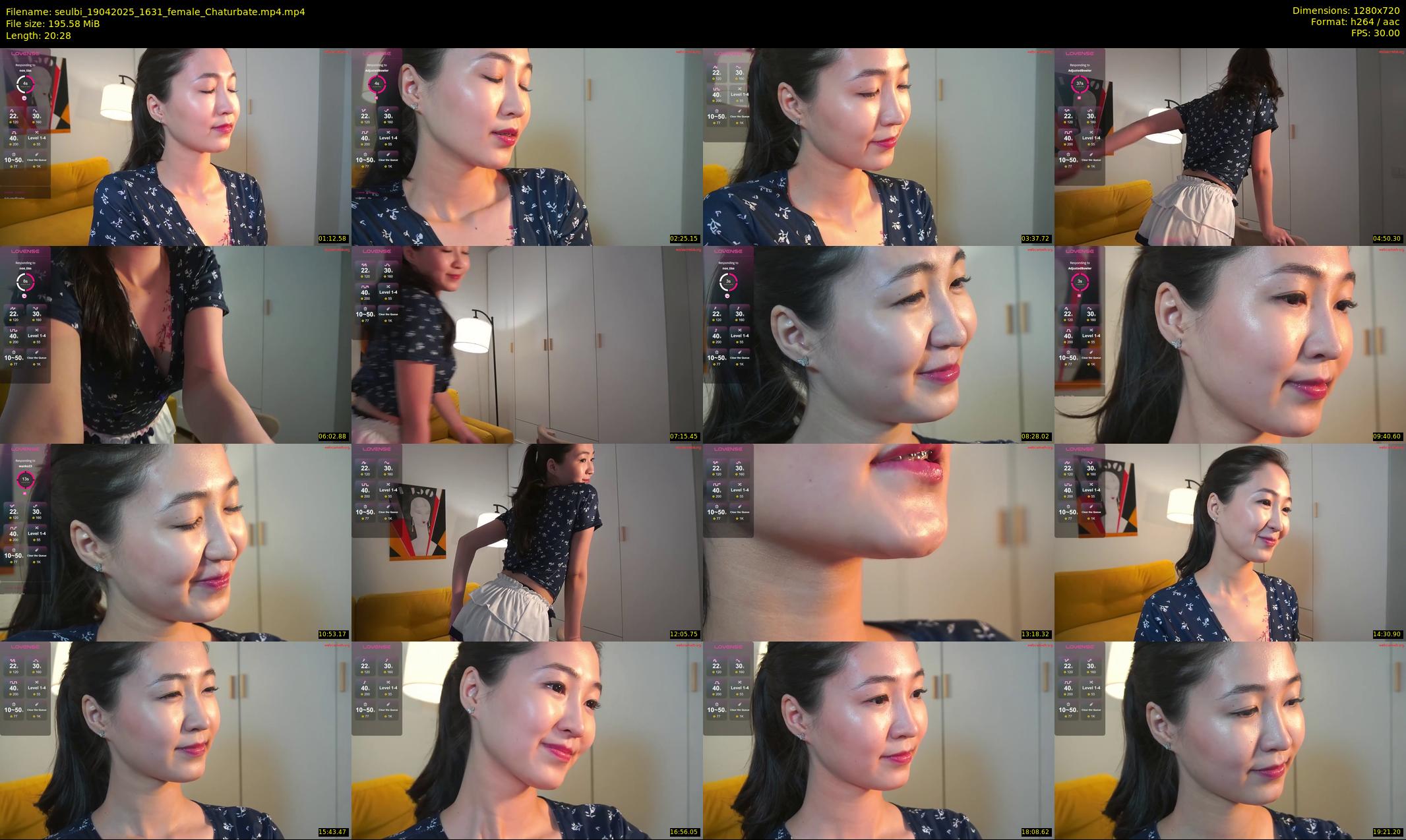 seulbi — 21 minute Chaturbate female cam show recording, 720p, Apr 19, 2025