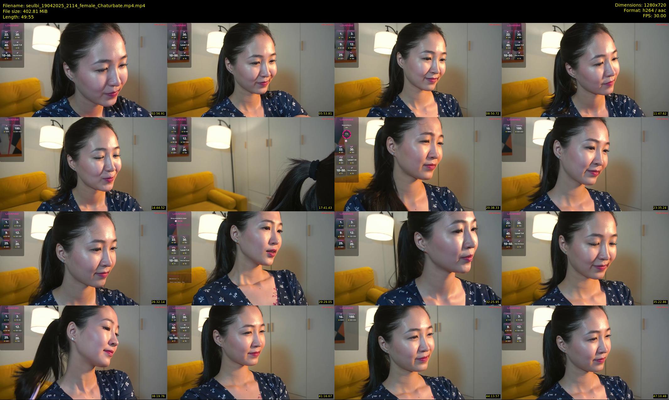 seulbi — 50 minute Chaturbate female cam show recording, 720p, Apr 19, 2025
