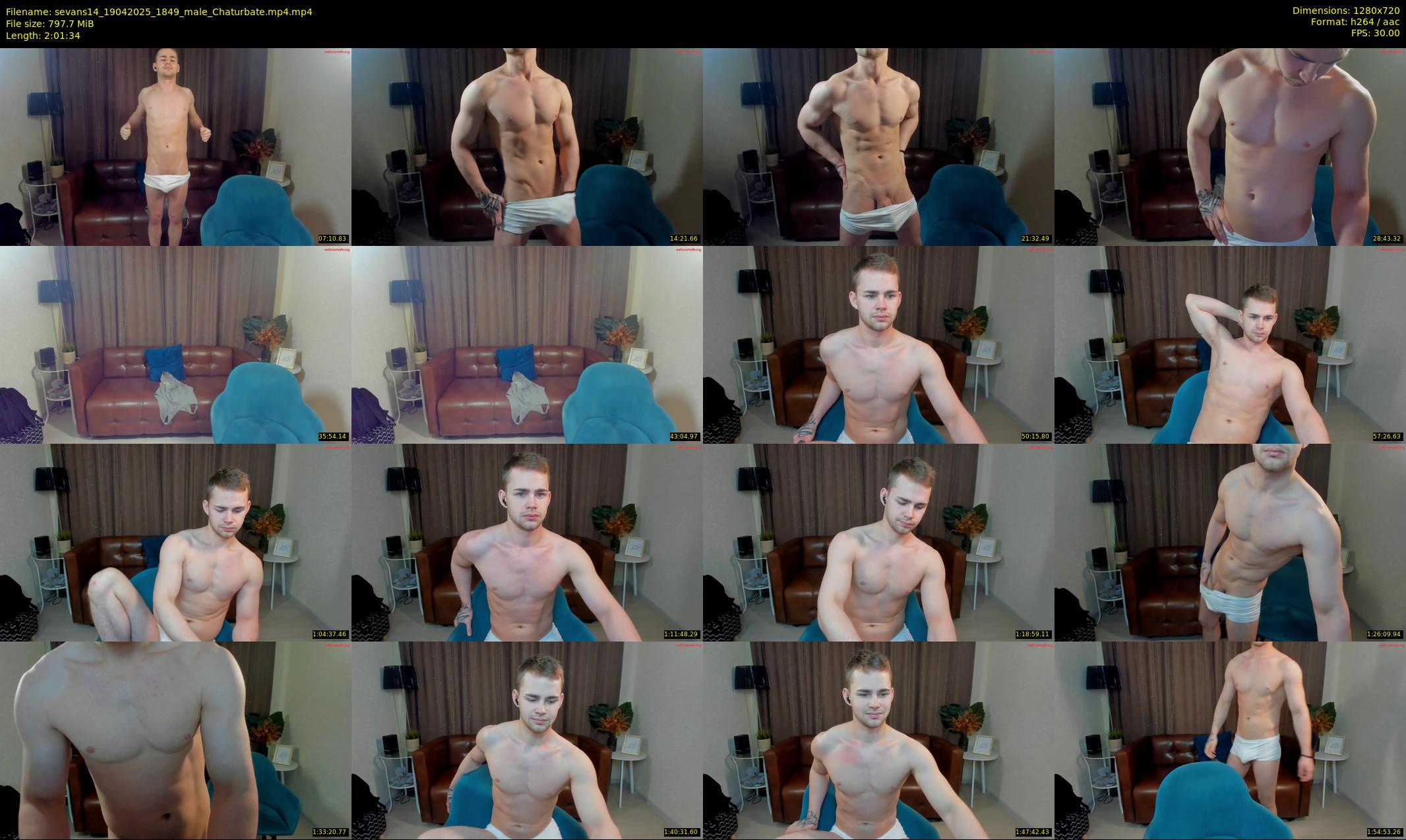sevans14 — 122 minute Chaturbate male cam show recording, 720p, Apr 19, 2025