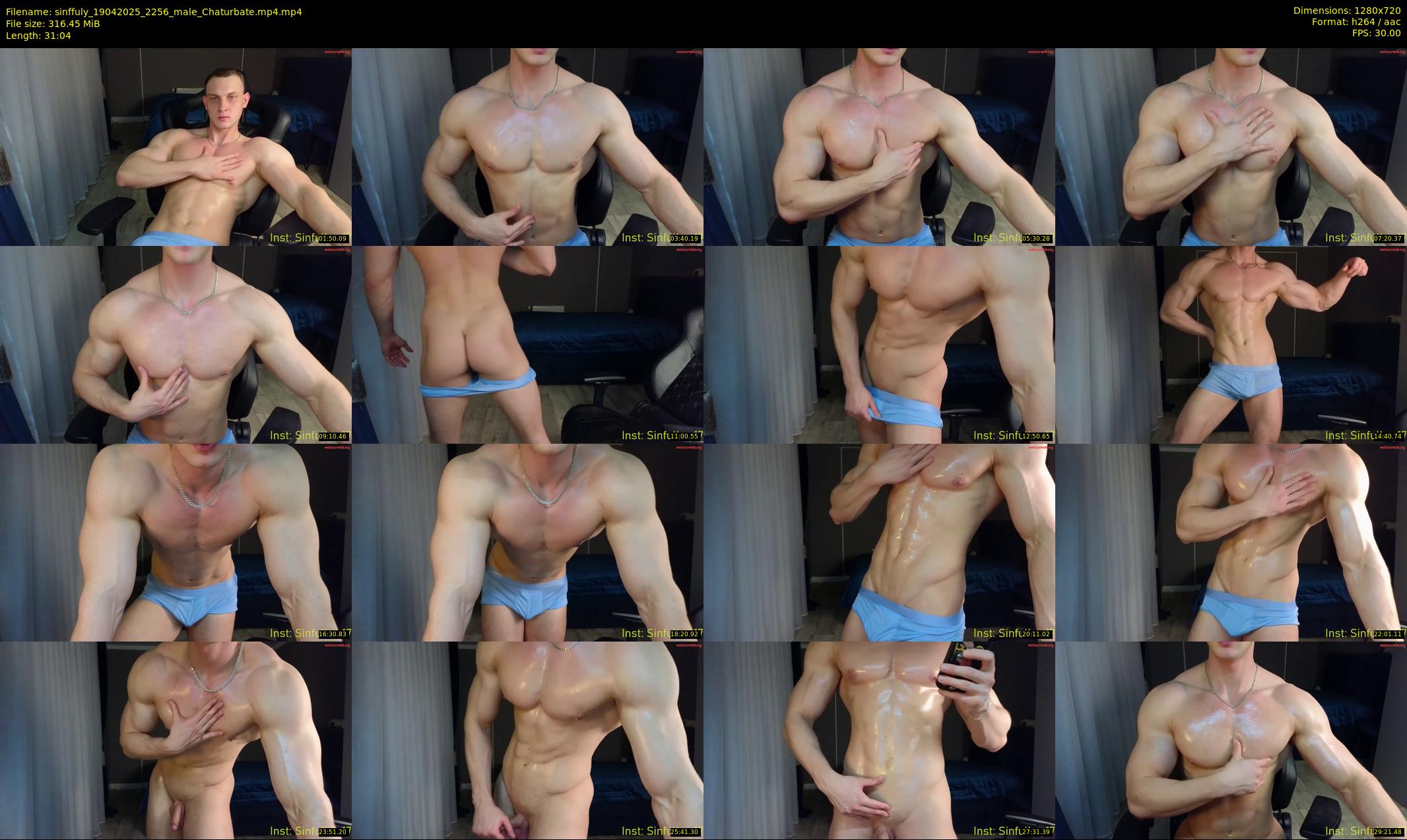sinffuly — 32 minute Chaturbate male cam show recording, 720p, Apr 19, 2025