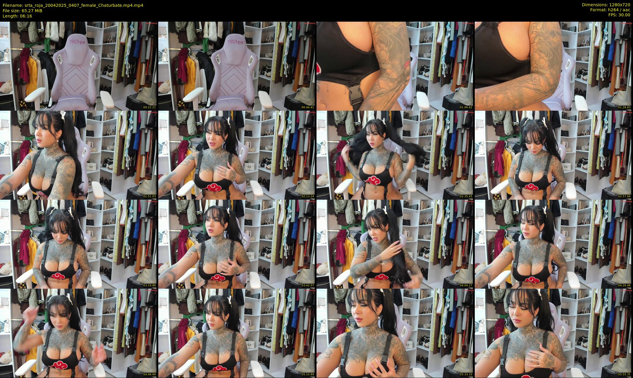 srta_roja — 7 minute Chaturbate female cam show recording, 720p, Apr 20, 2025
