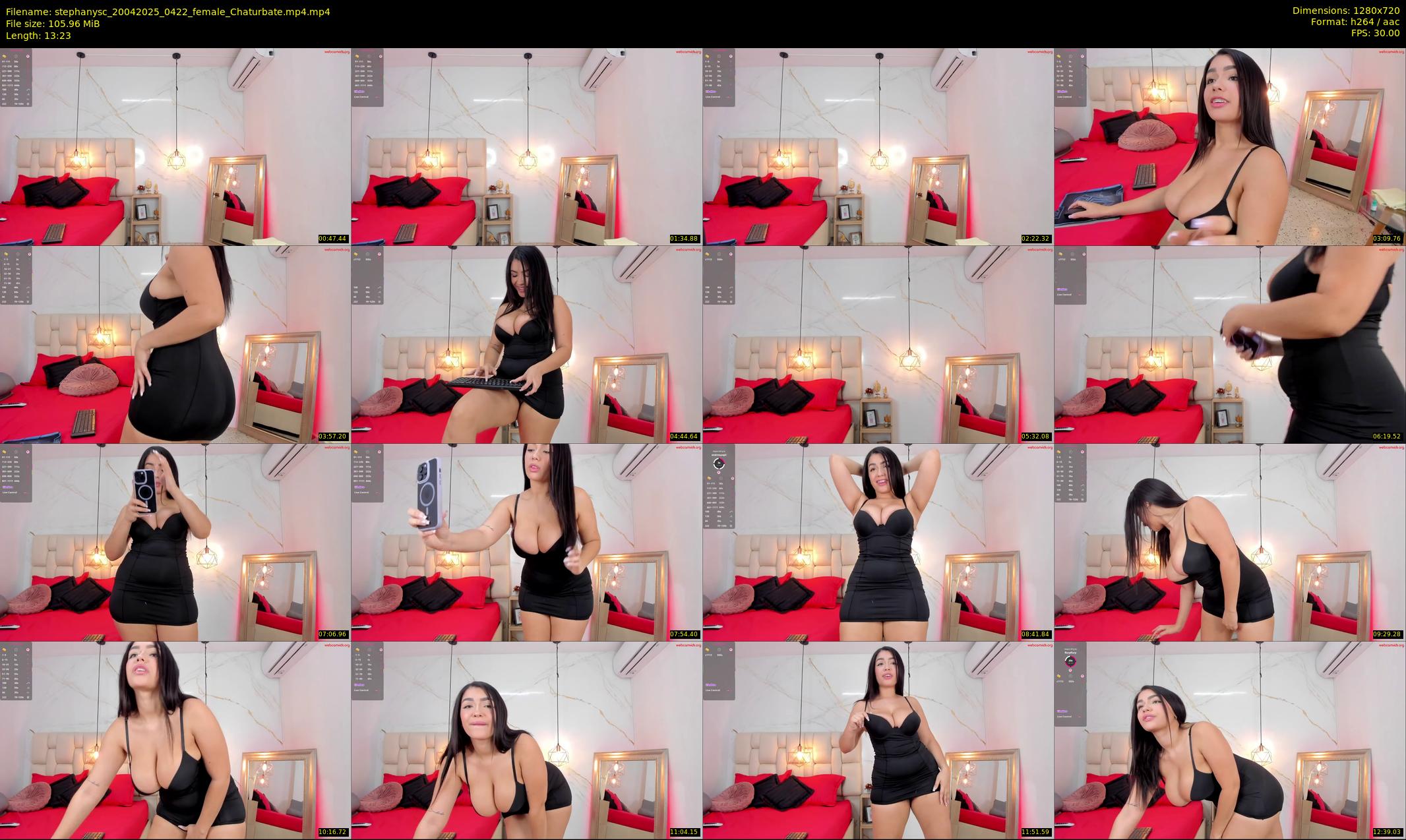 stephanysc — 14 minute Chaturbate female cam show recording, 720p, Apr 20, 2025