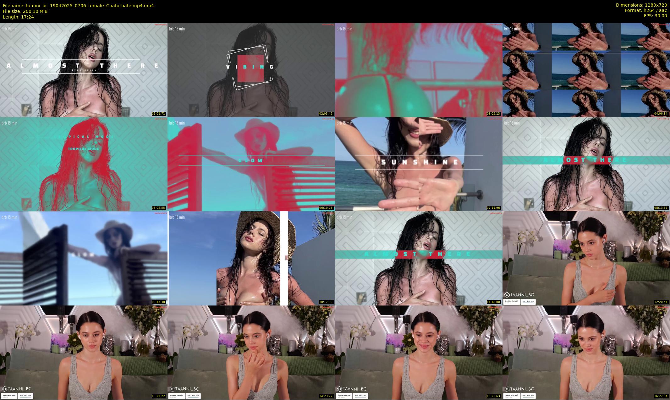 taanni_bc — 18 minute Chaturbate female cam show recording, 720p, Apr 19, 2025