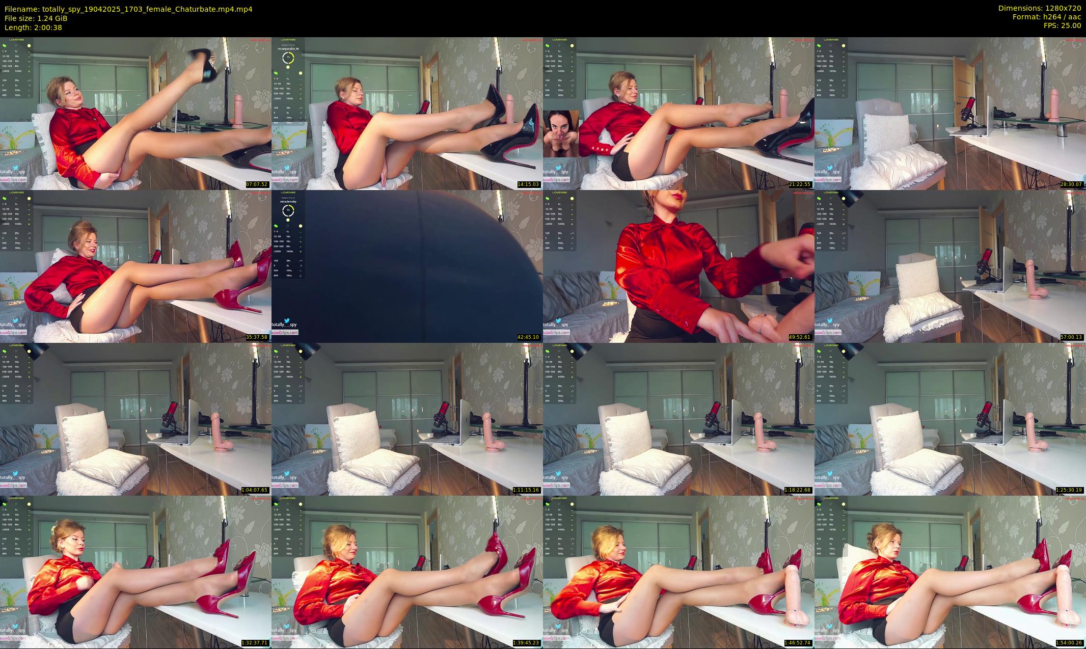 totally_spy — 121 minute Chaturbate female cam show recording, 720p, Apr 19, 2025