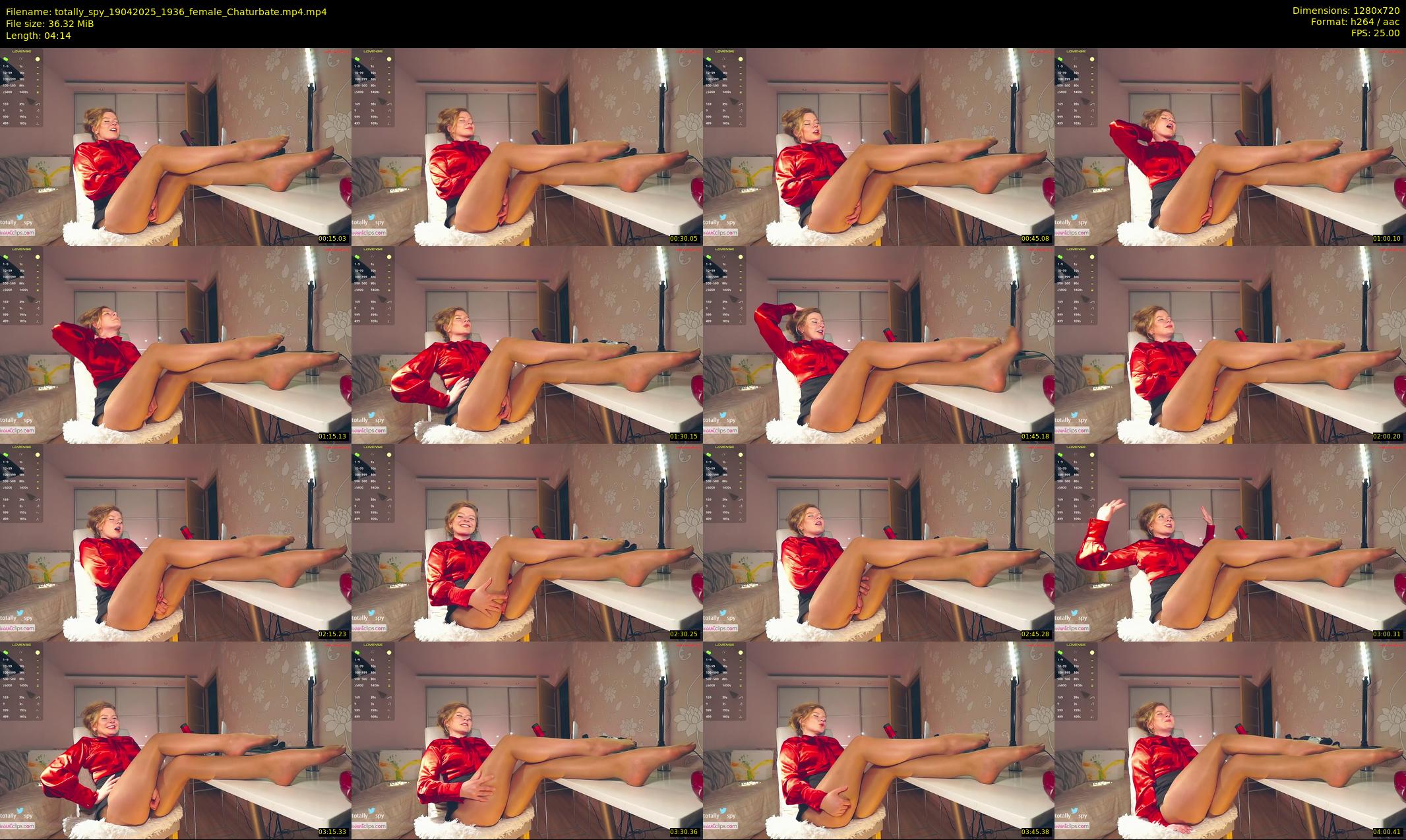 totally_spy — 5 minute Chaturbate female cam show recording, 720p, Apr 19, 2025