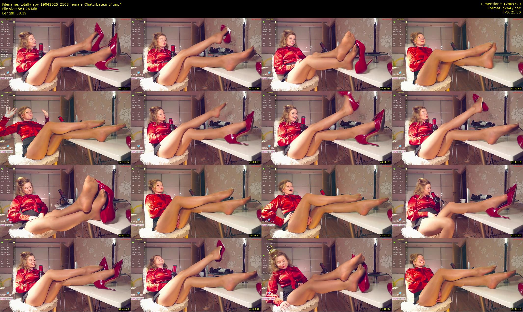 totally_spy — 59 minute Chaturbate female cam show recording, 720p, Apr 19, 2025