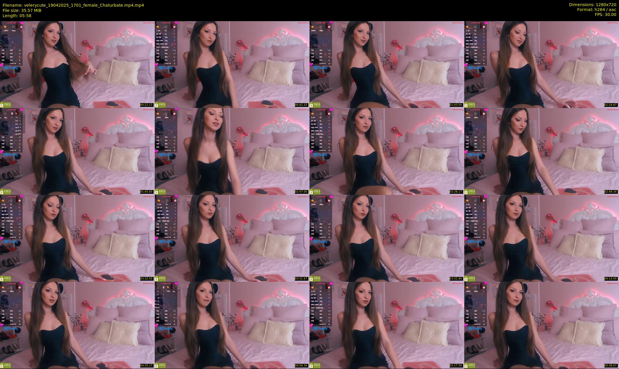 velerycute — 6 minute Chaturbate female cam show recording, 720p, Apr 19, 2025