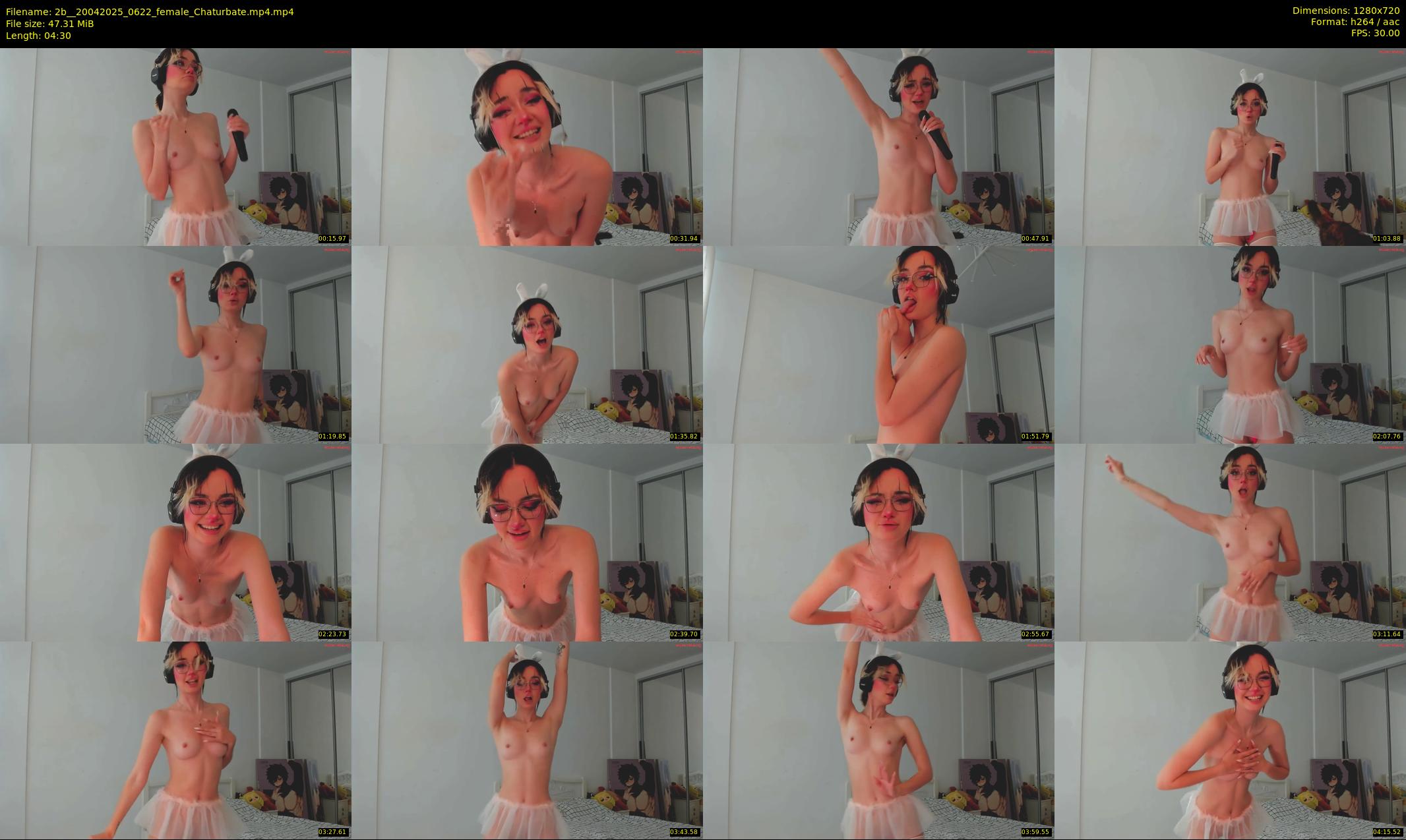 2b_ — 5 minute Chaturbate female cam show recording, 720p, Apr 20, 2025