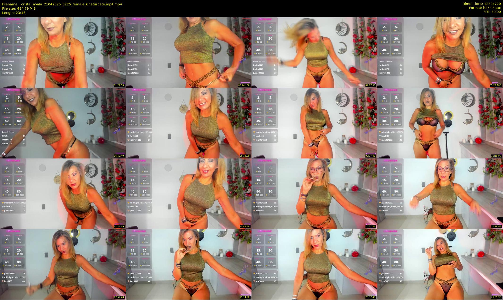 _cristal_ayala — 24 minute Chaturbate female cam show recording, 720p, Apr 21, 2025