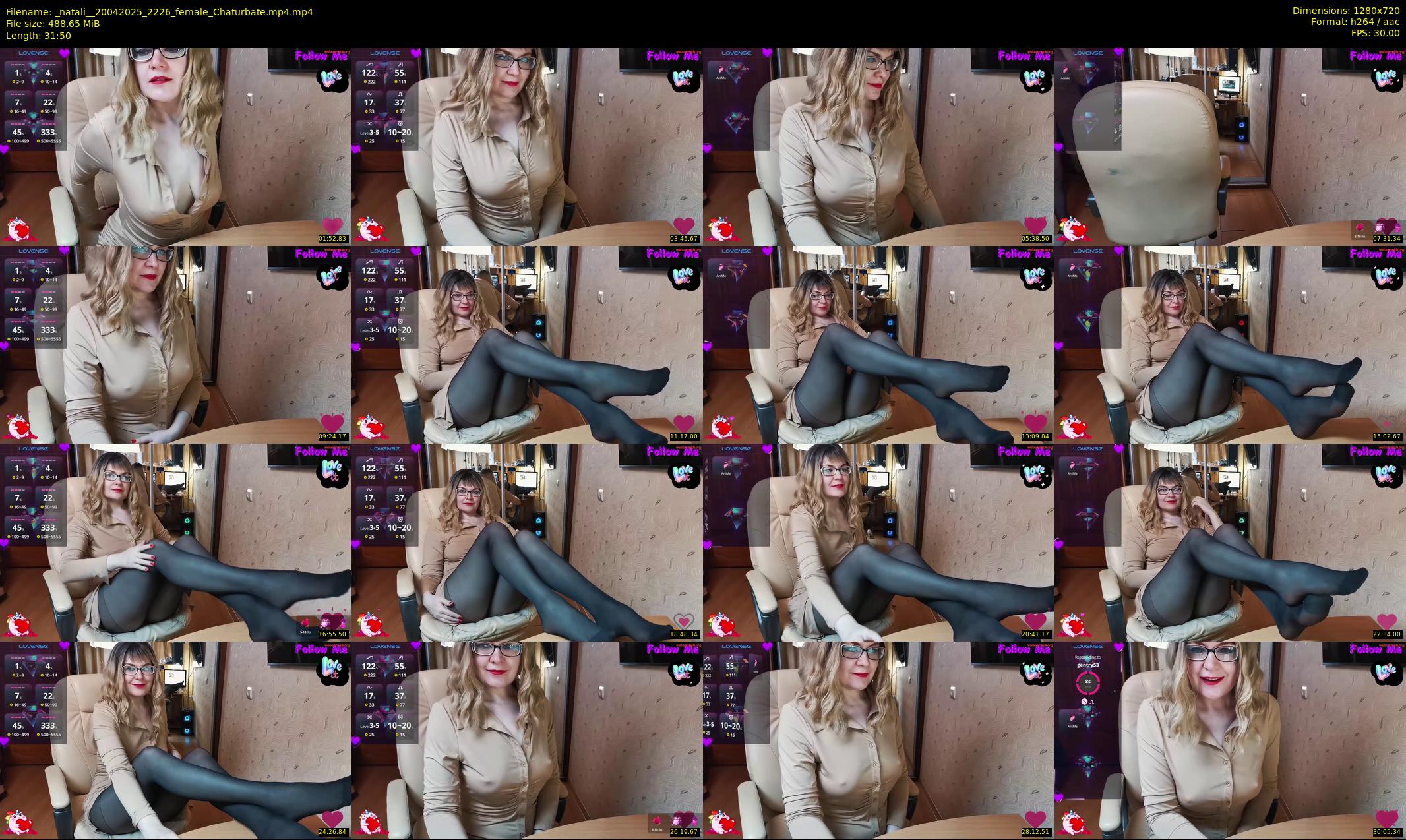 _natali_ — 32 minute Chaturbate female cam show recording, 720p, Apr 20, 2025