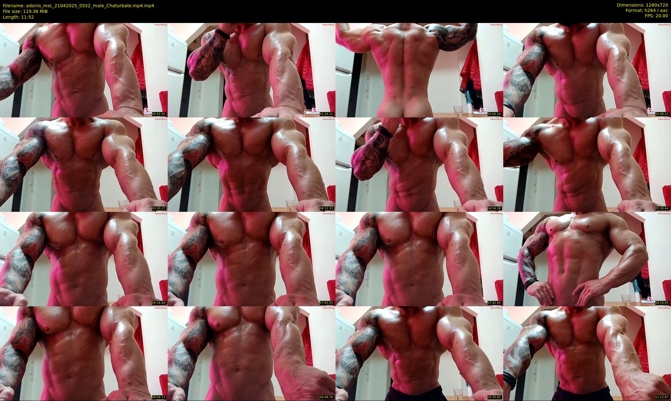 adonis_msc — 12 minute Chaturbate male cam show recording, 720p, Apr 21, 2025