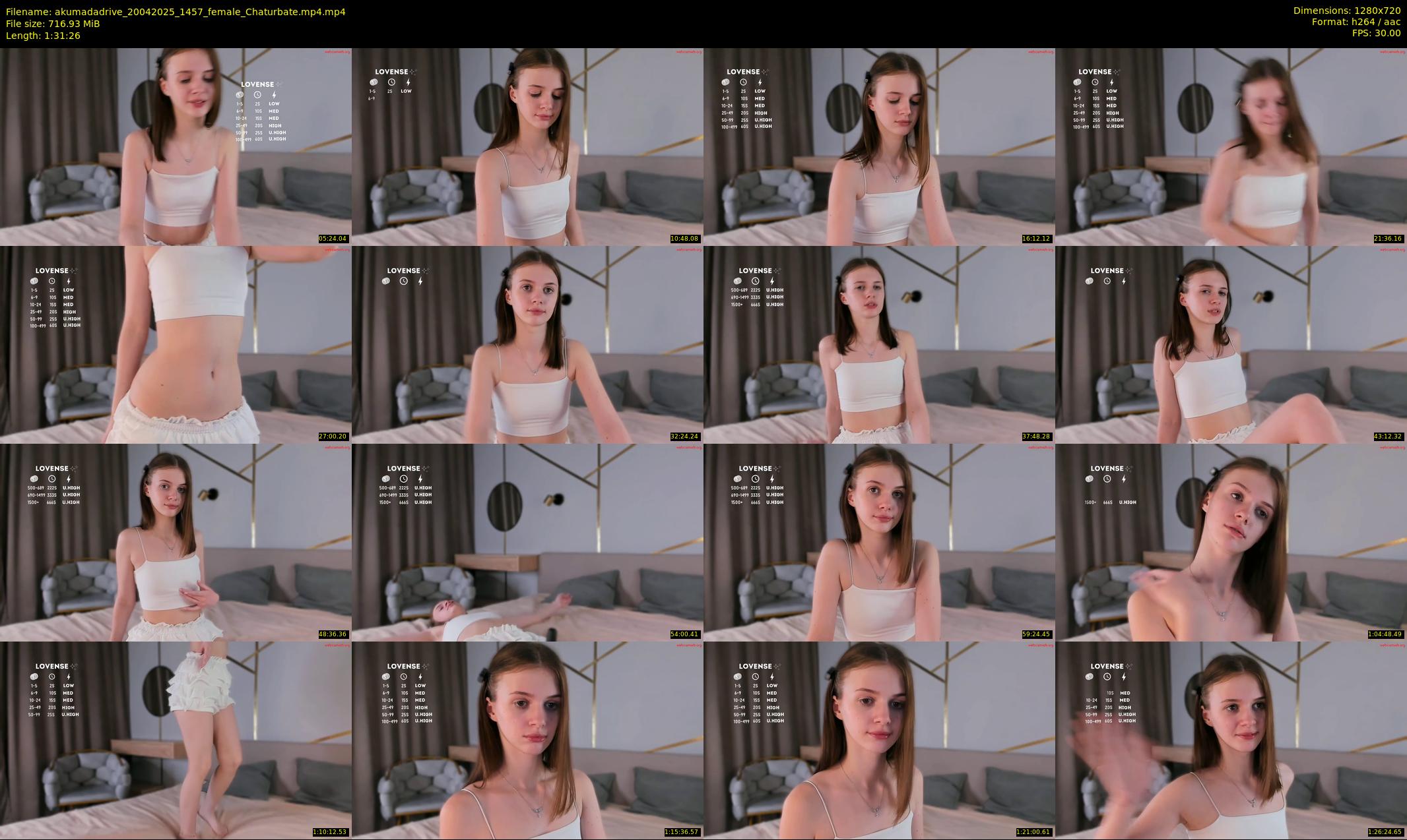 akumadadrive — 92 minute Chaturbate female cam show recording, 720p, Apr 20, 2025