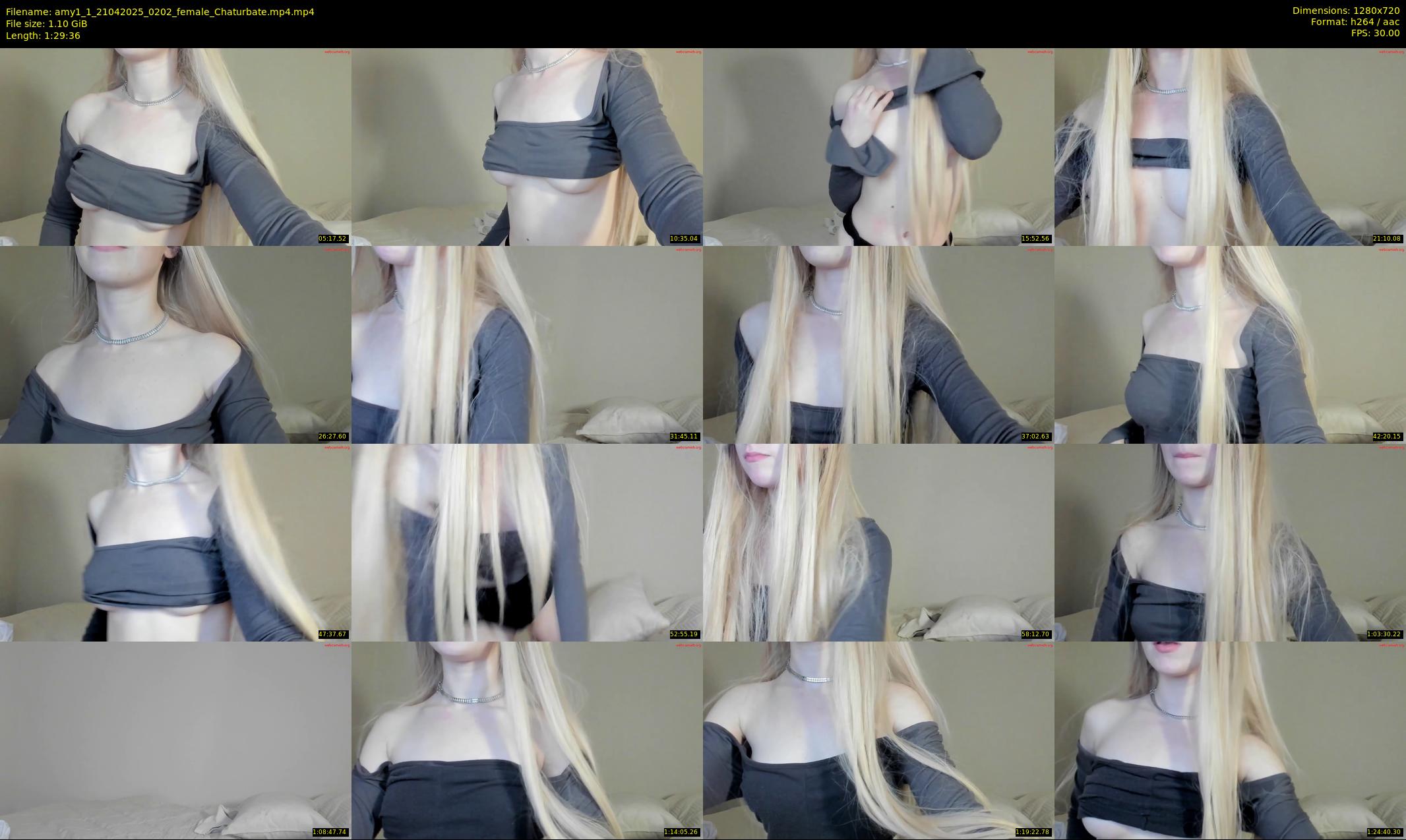 amy1_1 — 90 minute Chaturbate female cam show recording, 720p, Apr 21, 2025
