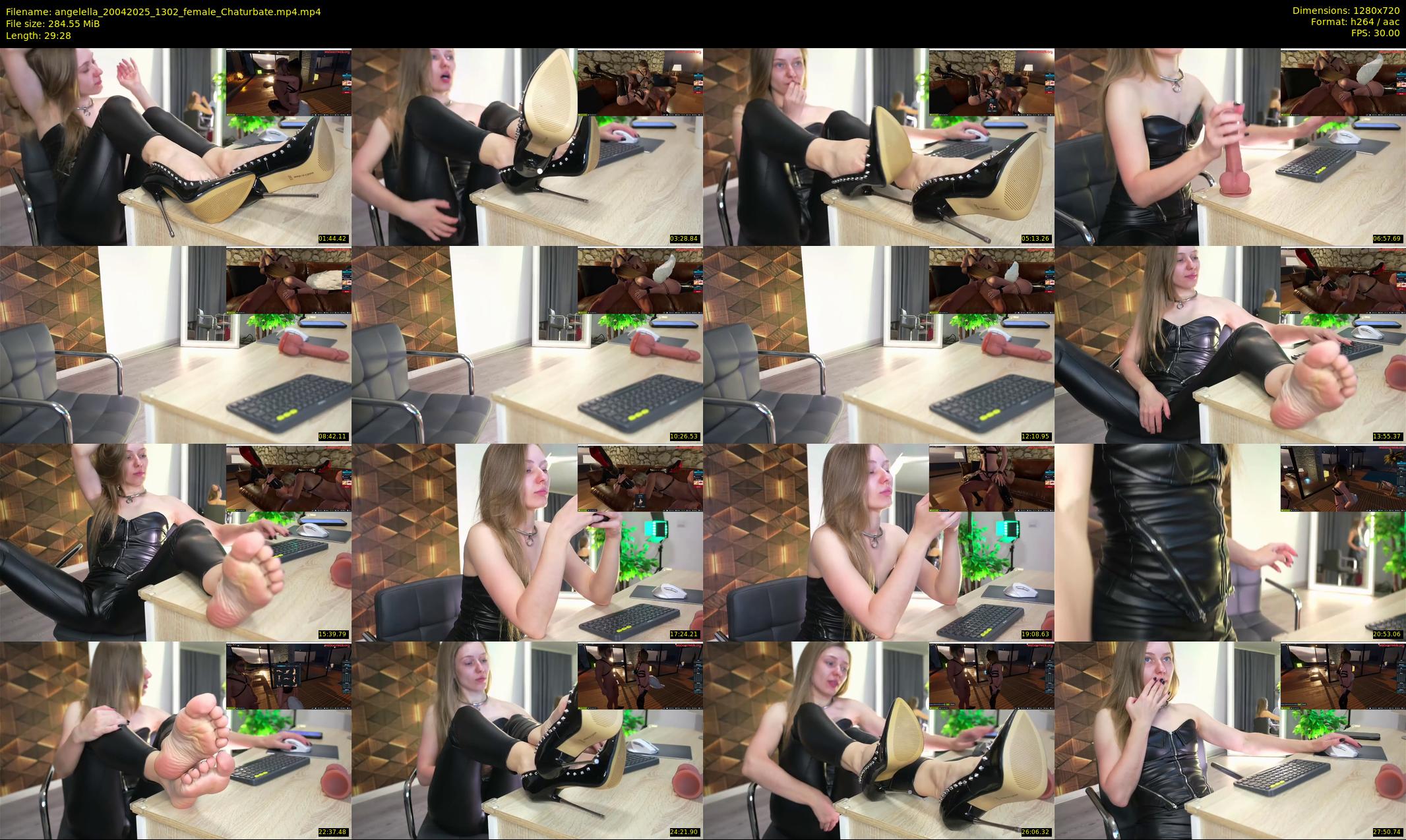 angelella — 30 minute Chaturbate female cam show recording, 720p, Apr 20, 2025