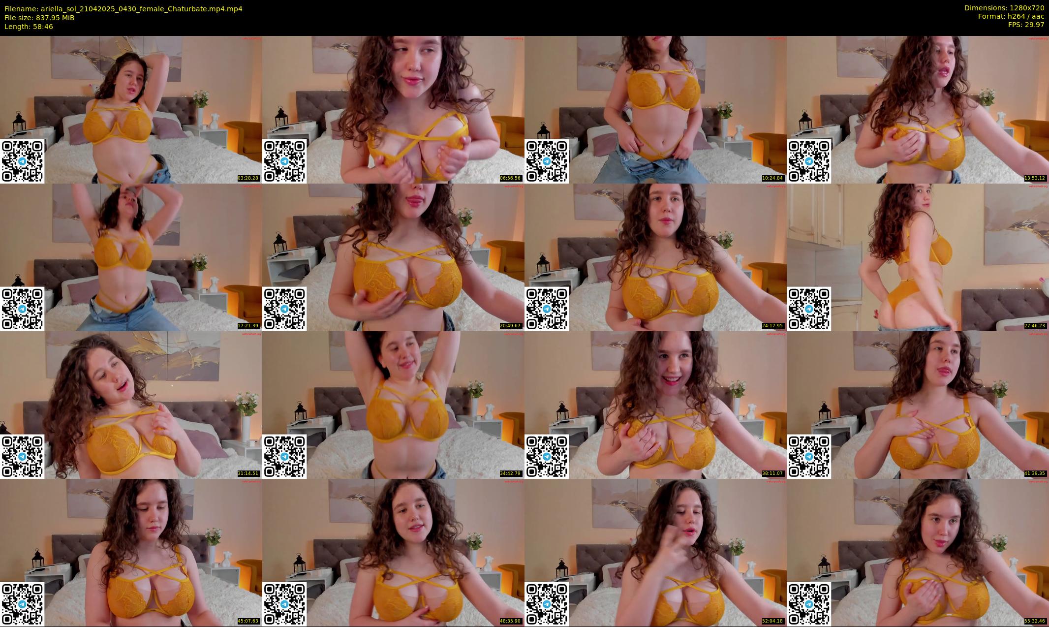 ariella_sol — 59 minute Chaturbate female cam show recording, 720p, Apr 21, 2025