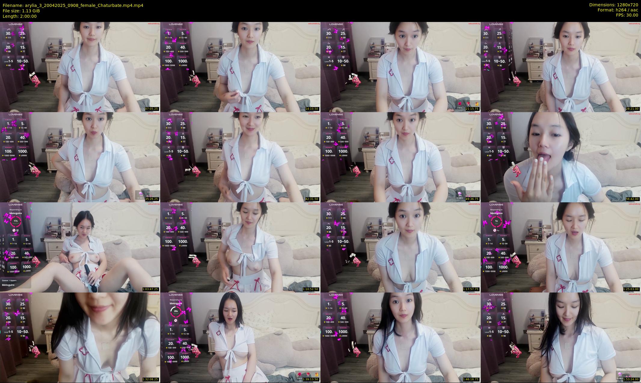 arylia_3 — 120 minute Chaturbate female cam show recording, 720p, Apr 20, 2025