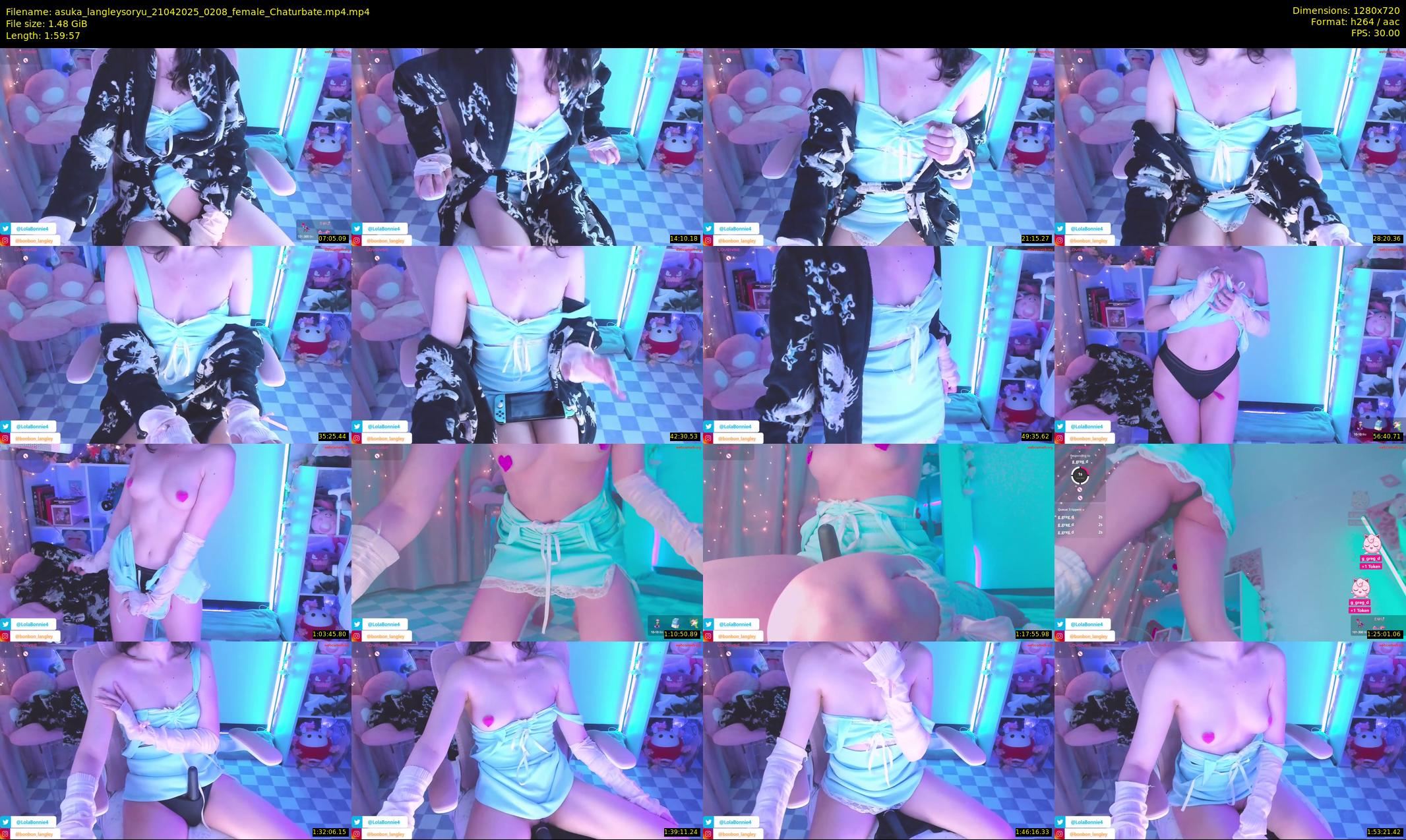 asuka_langleysoryu — 120 minute Chaturbate female cam show recording, 720p, Apr 21, 2025