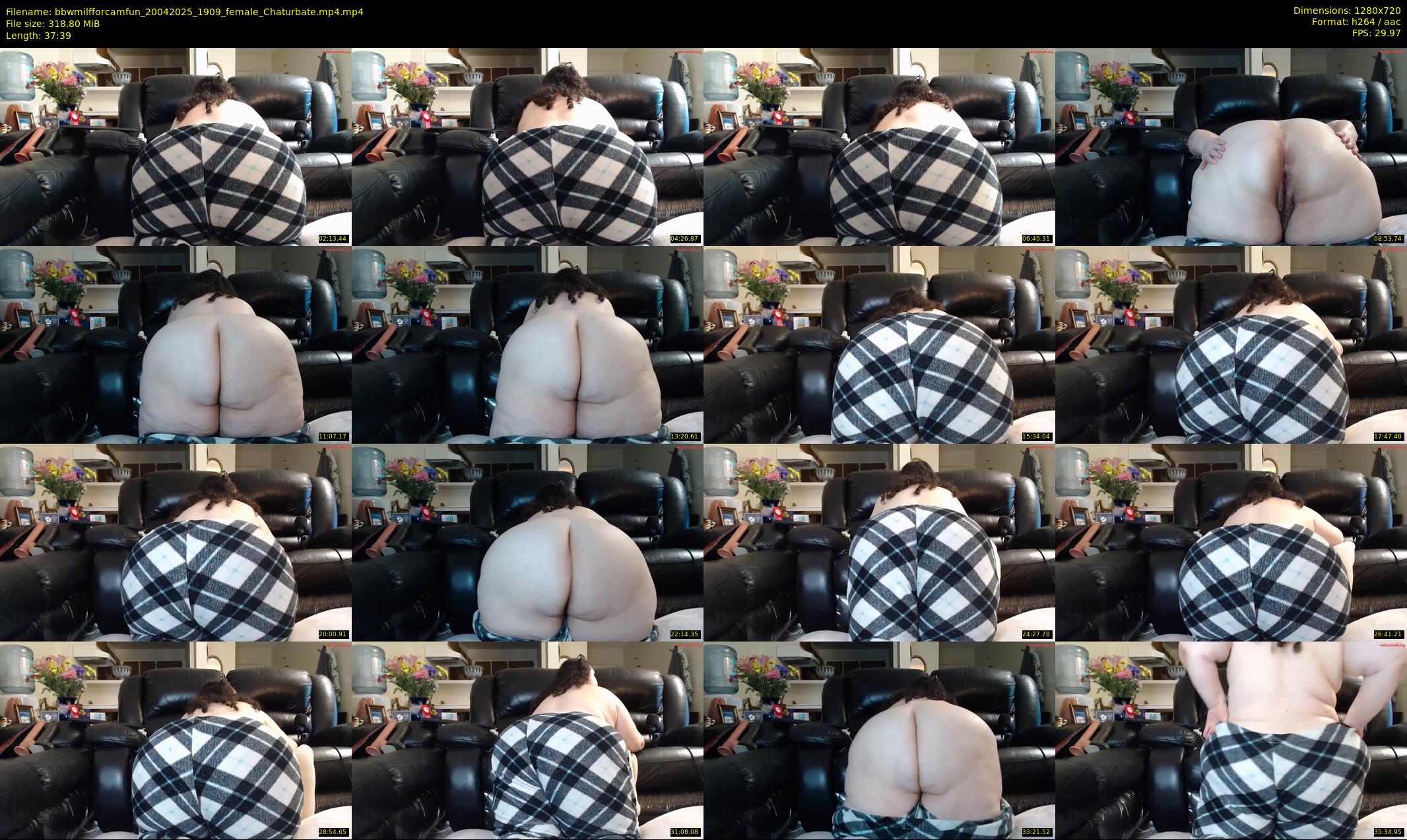 bbwmilfforcamfun — 38 minute Chaturbate female cam show recording, 720p, Apr 20, 2025