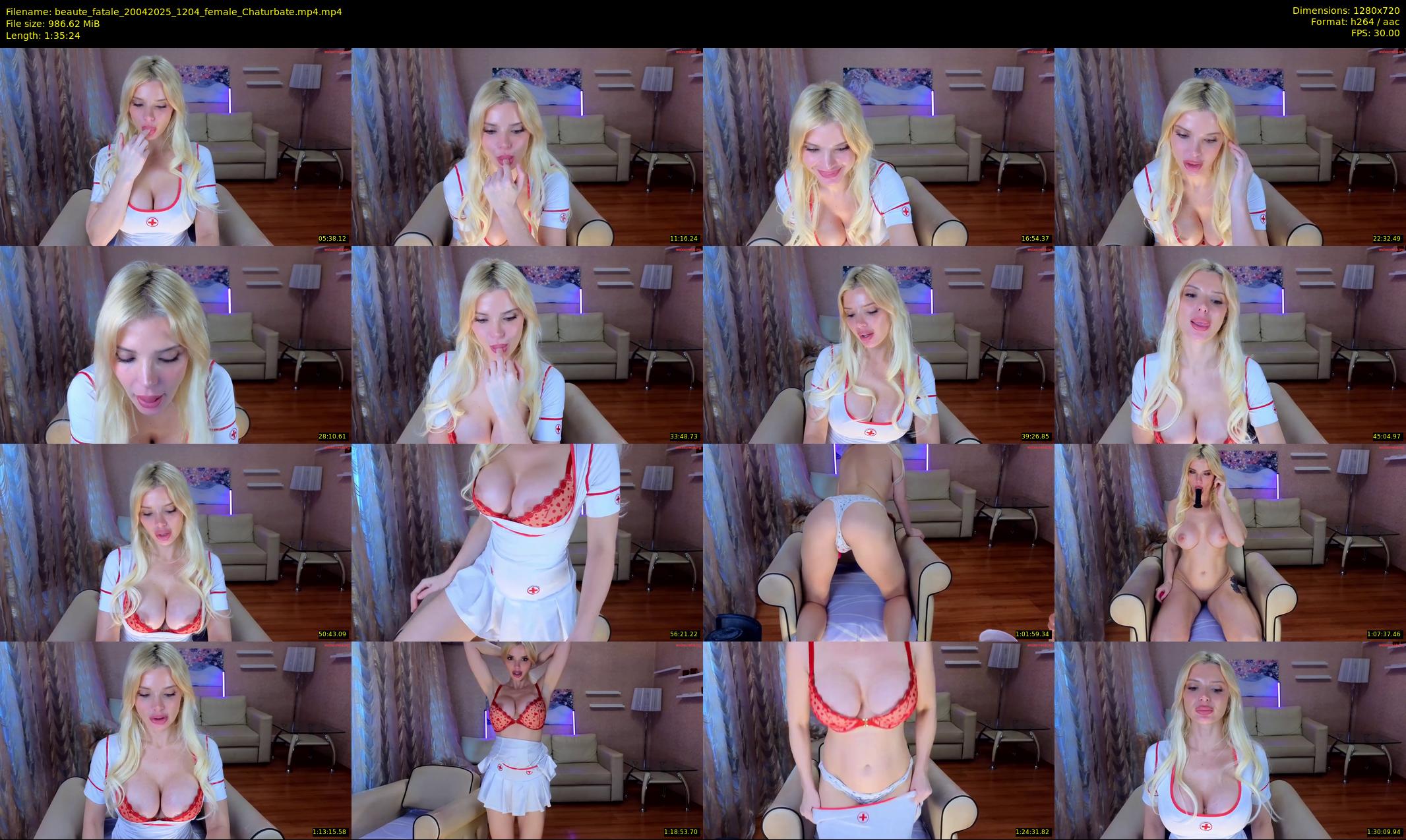 beaute_fatale — 96 minute Chaturbate female cam show recording, 720p, Apr 20, 2025
