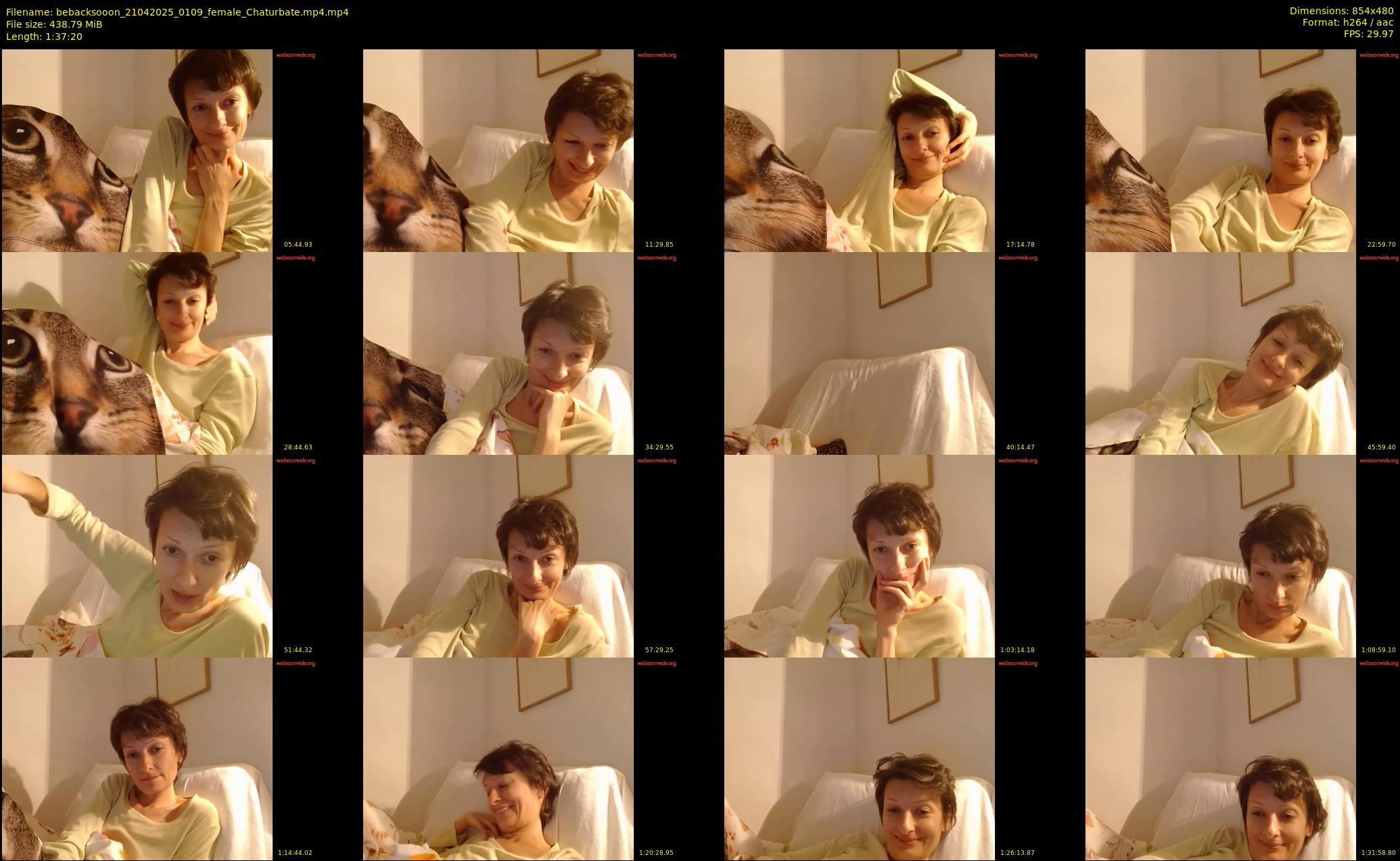 bebacksooon — 98 minute Chaturbate female cam show recording, 480p, Apr 21, 2025
