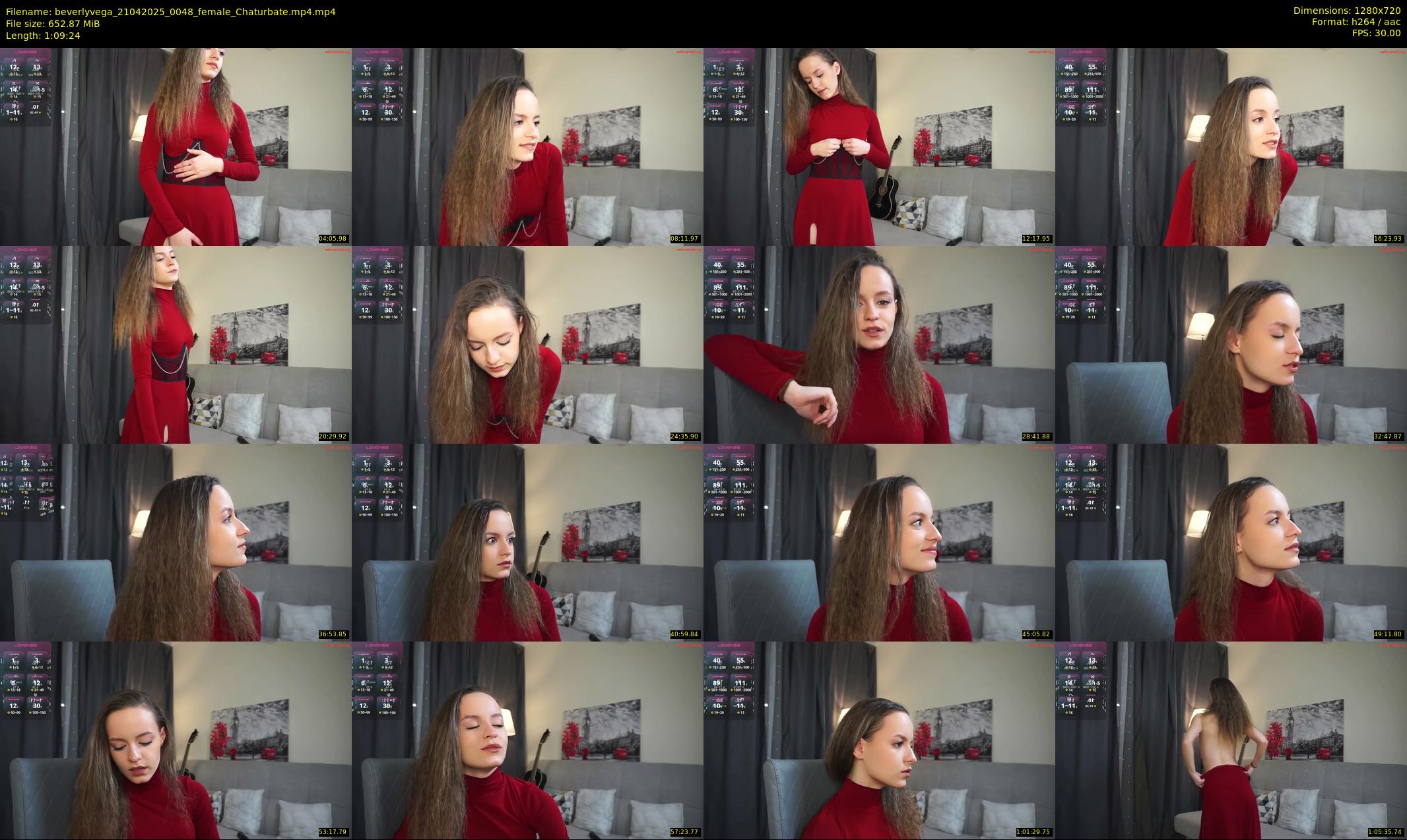 beverlyvega — 70 minute Chaturbate couple cam show recording, 720p, Apr 21, 2025