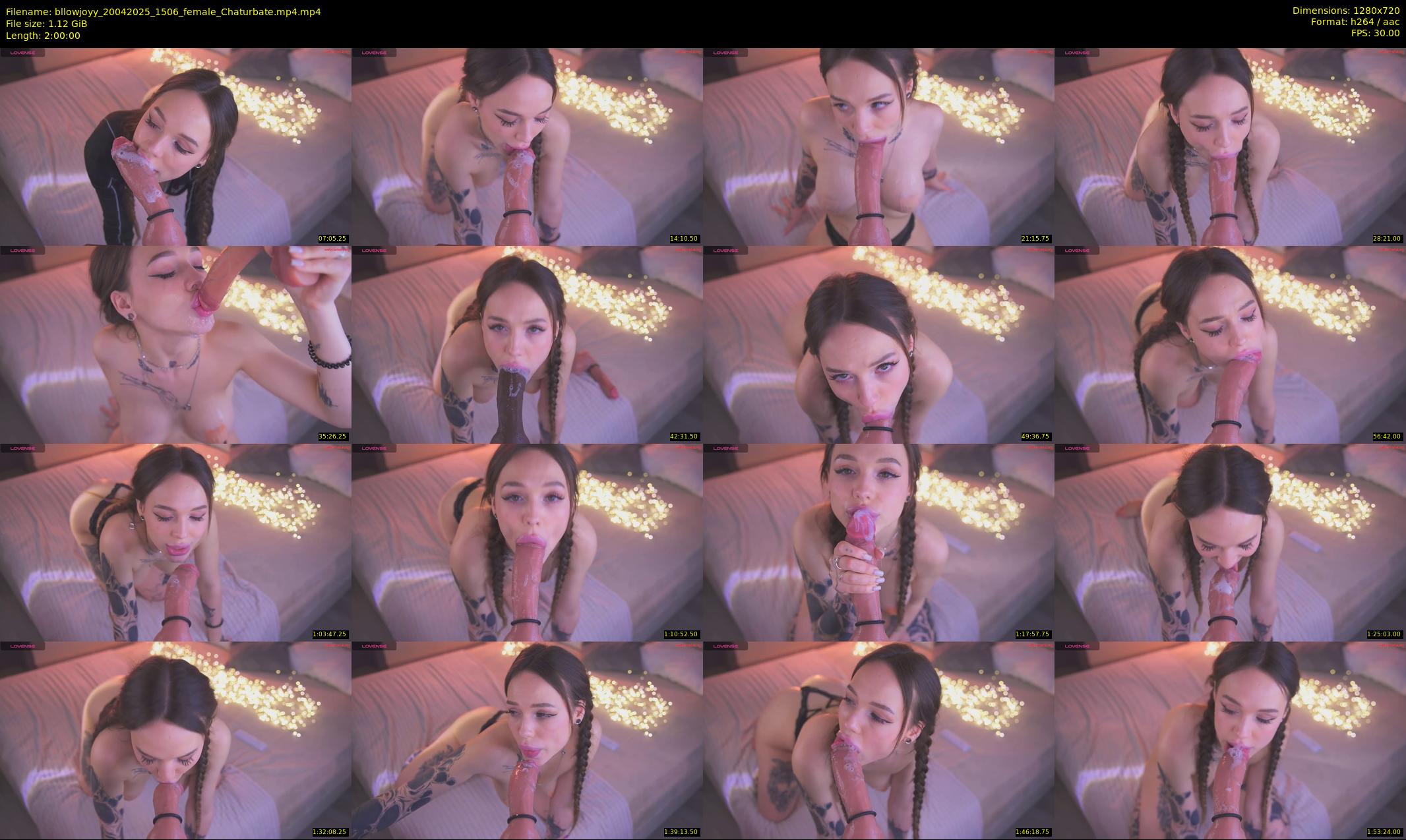 bllowjoyy — 120 minute Chaturbate female cam show recording, 720p, Apr 20, 2025