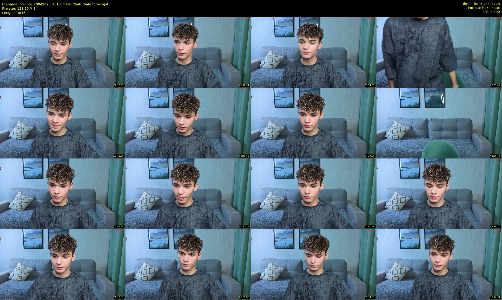 boicute — 11 minute Chaturbate male cam show recording, 720p, Apr 20, 2025