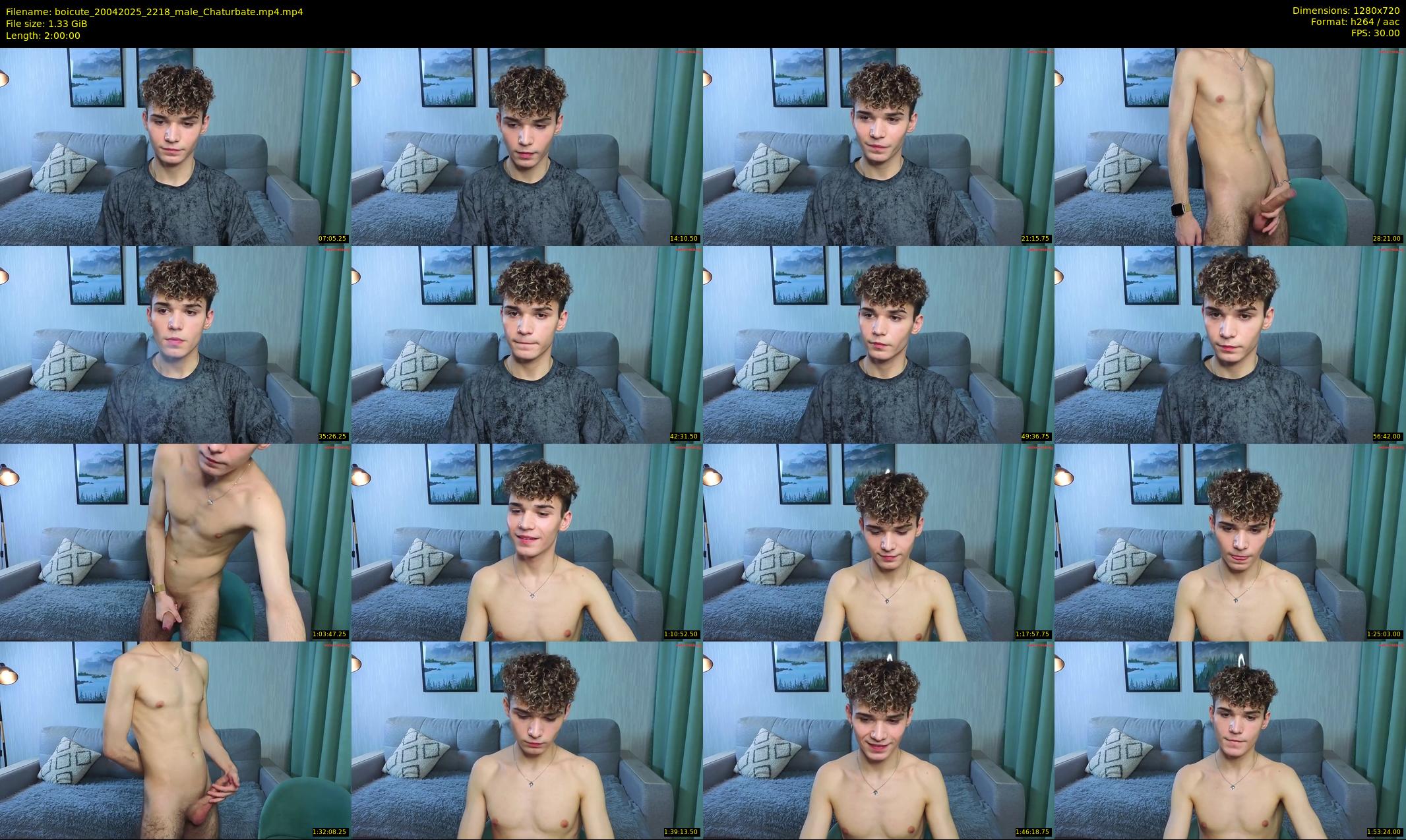 boicute — 120 minute Chaturbate male cam show recording, 720p, Apr 20, 2025