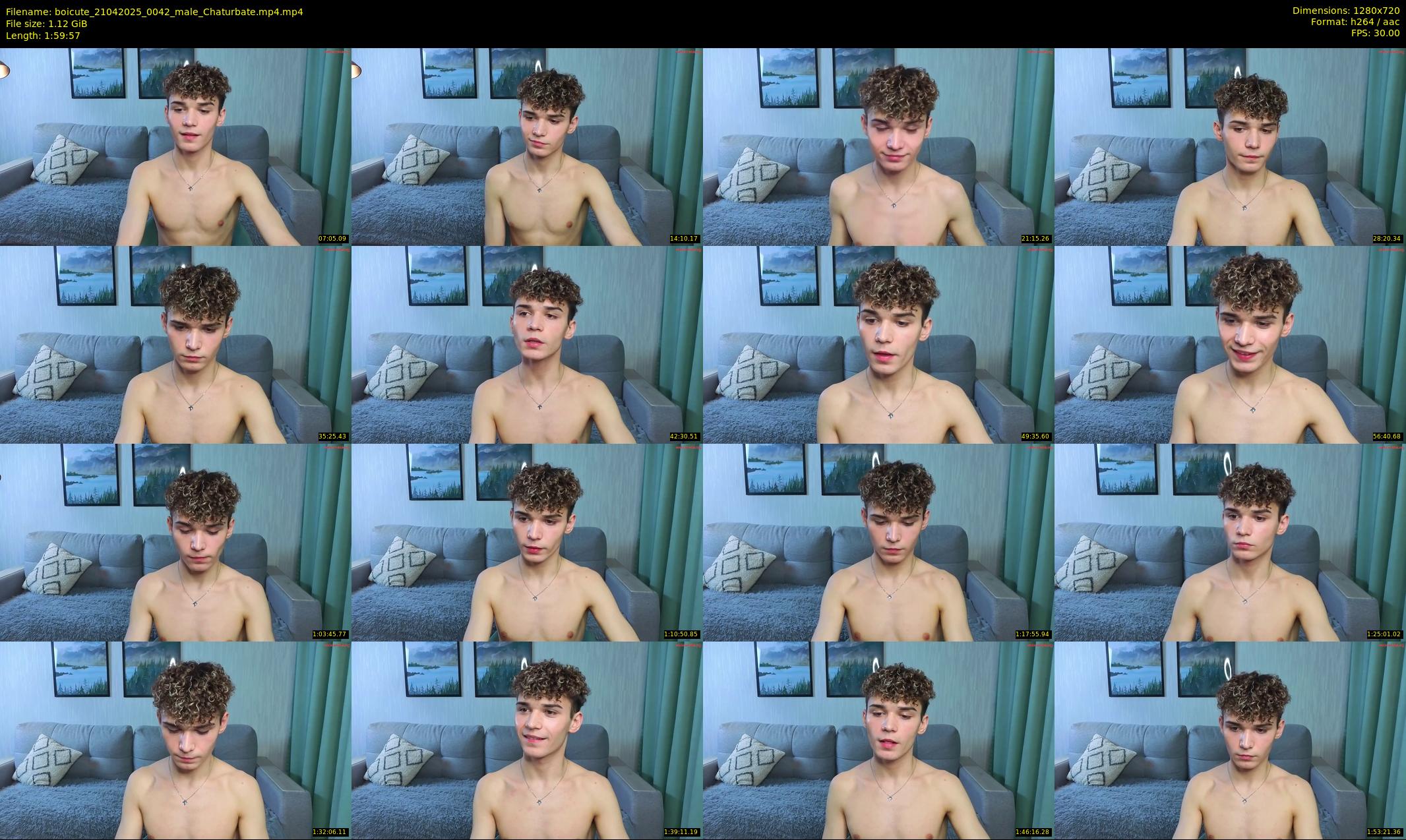 boicute — 120 minute Chaturbate male cam show recording, 720p, Apr 21, 2025