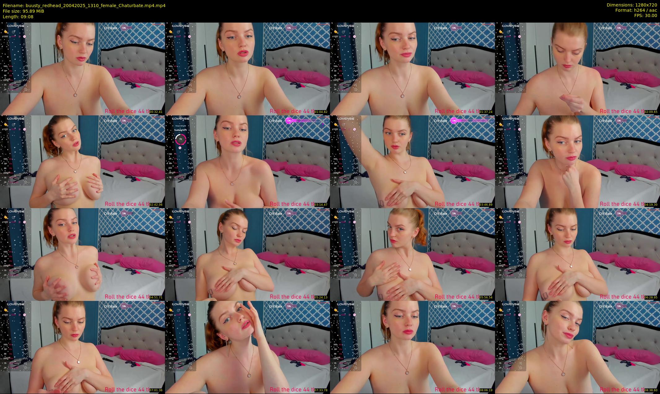 buusty_redhead — 10 minute Chaturbate female cam show recording, 720p, Apr 20, 2025