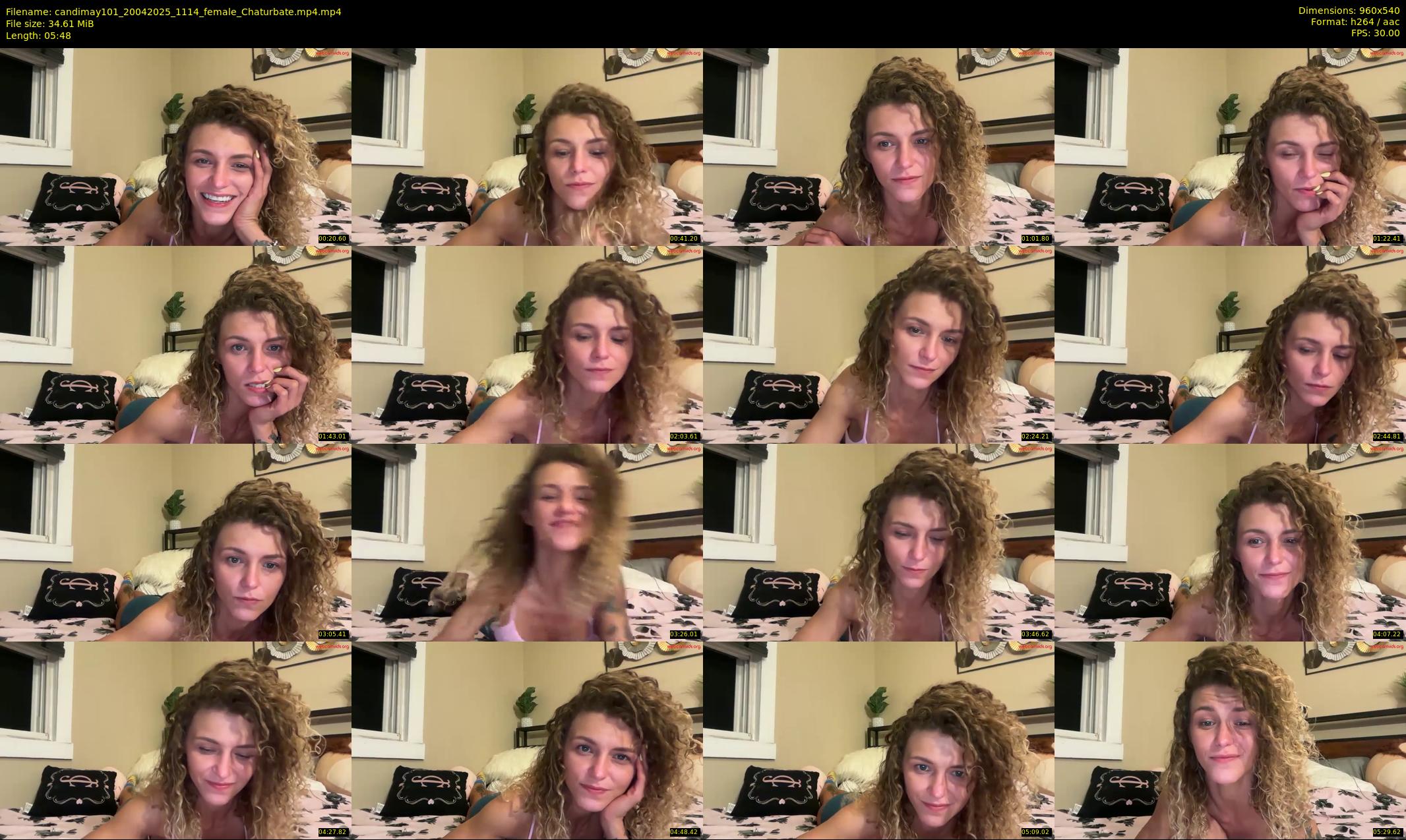 candimay101 — 6 minute Chaturbate female cam show recording, 480p, Apr 20, 2025