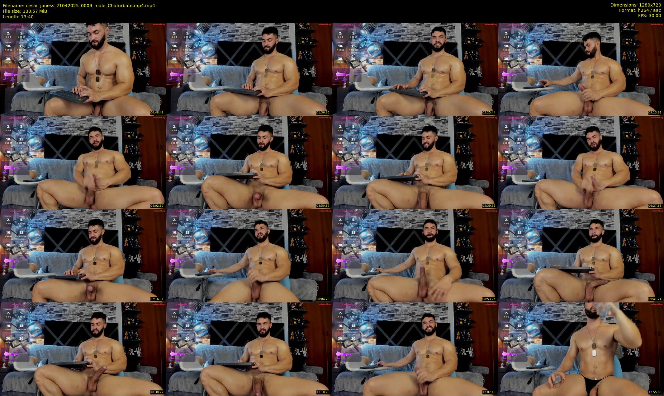 cesar_joness — 14 minute Chaturbate male cam show recording, 720p, Apr 21, 2025