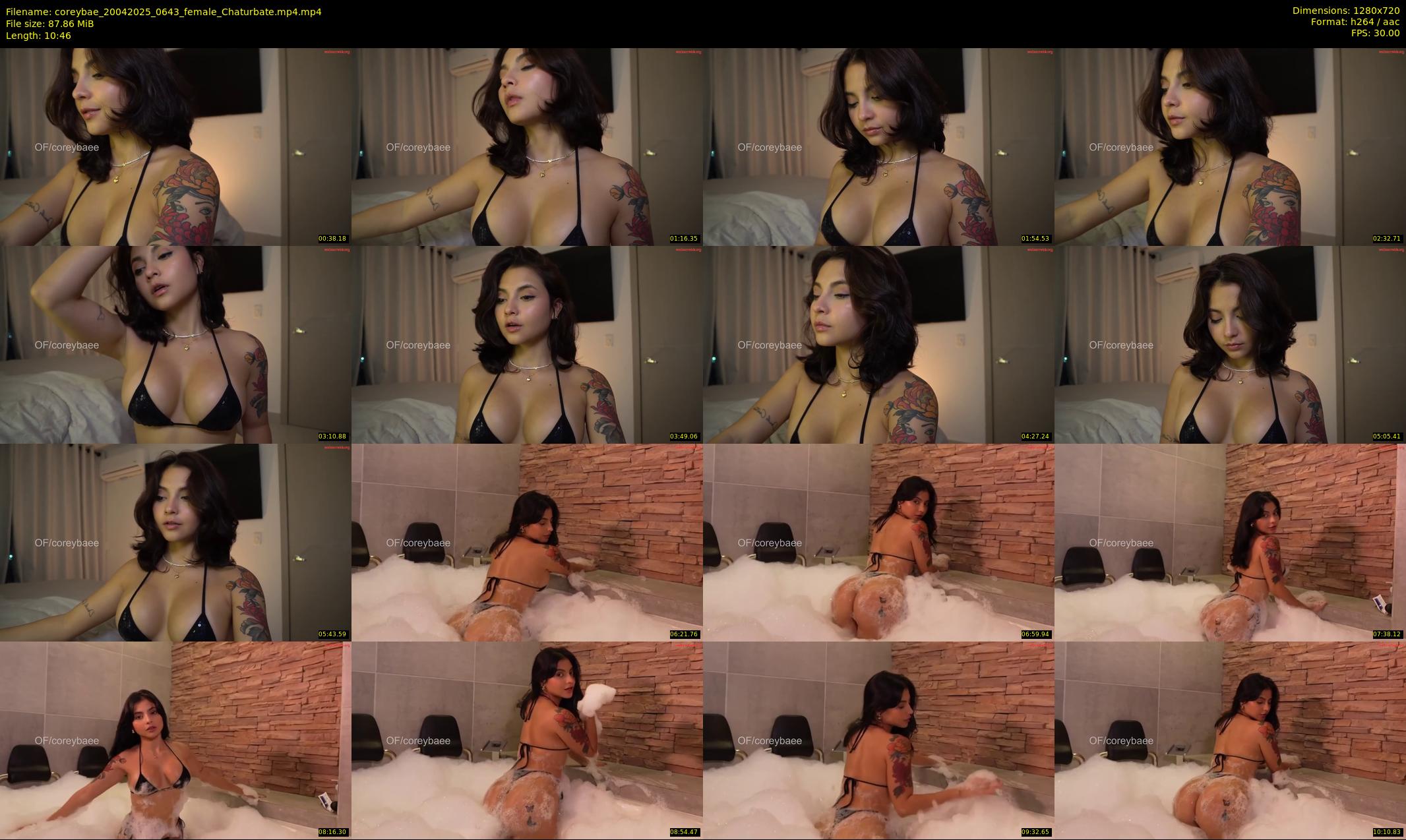 coreybae — 11 minute Chaturbate female cam show recording, 720p, Apr 20, 2025